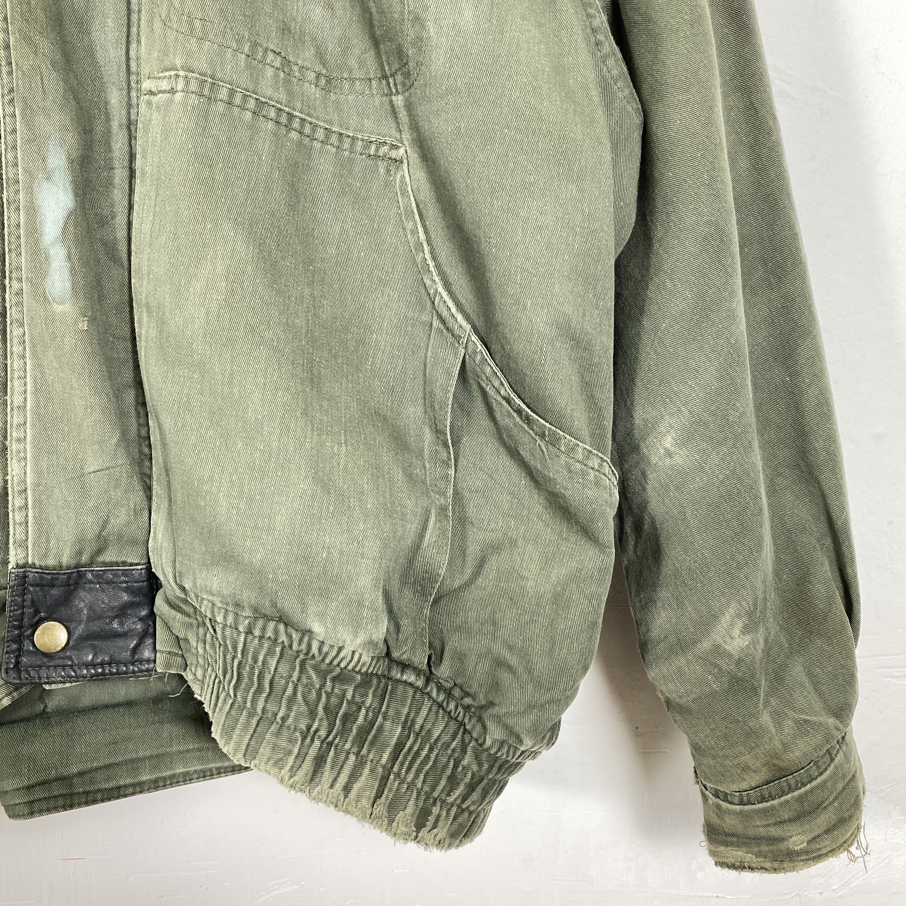 Vintage Vintage 90S Monte Viso Rugged Jacket Leather Collar J0190 Size US L / EU 52-54 / 3 - 4 Thumbnail