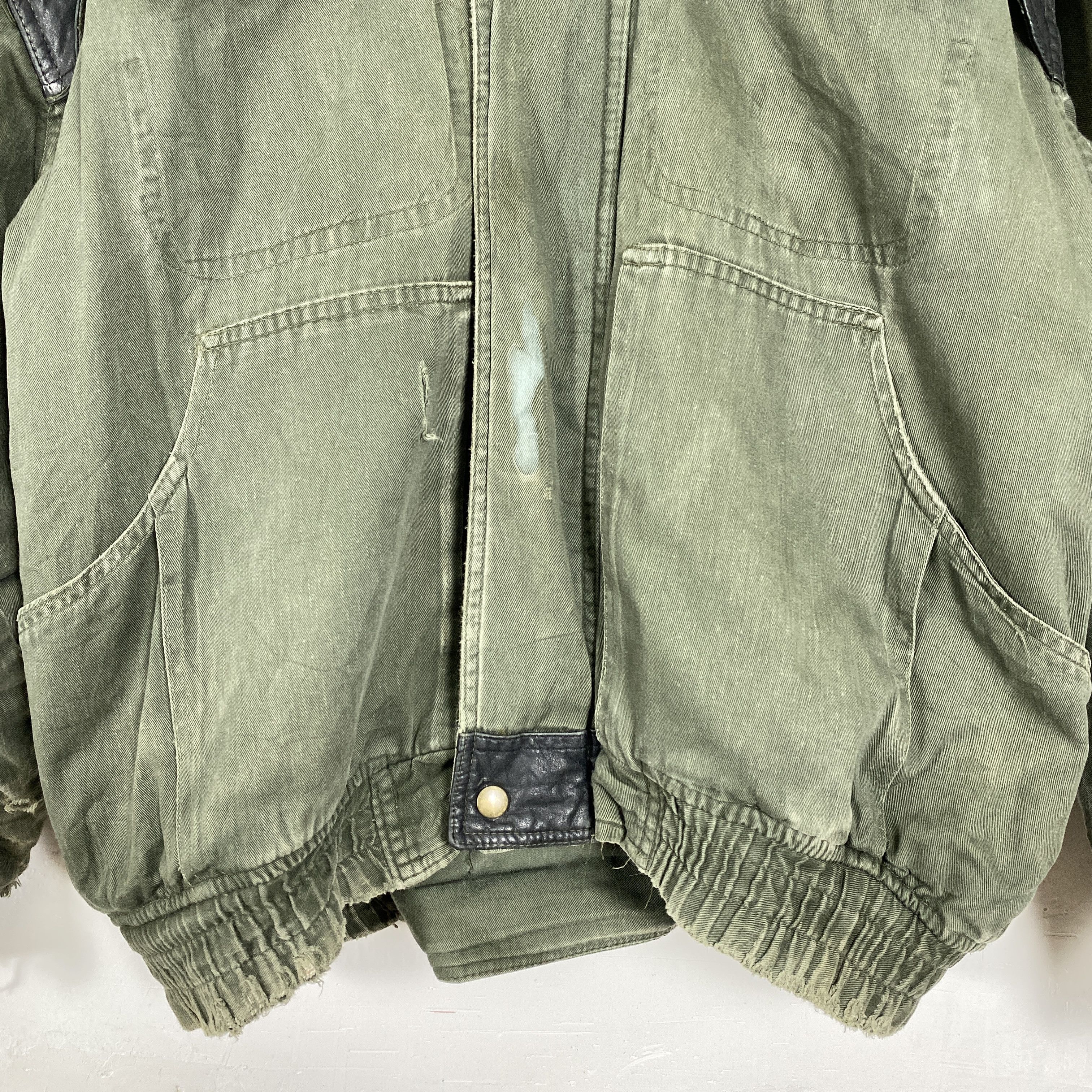 Vintage Vintage 90S Monte Viso Rugged Jacket Leather Collar J0190 Size US L / EU 52-54 / 3 - 5 Thumbnail