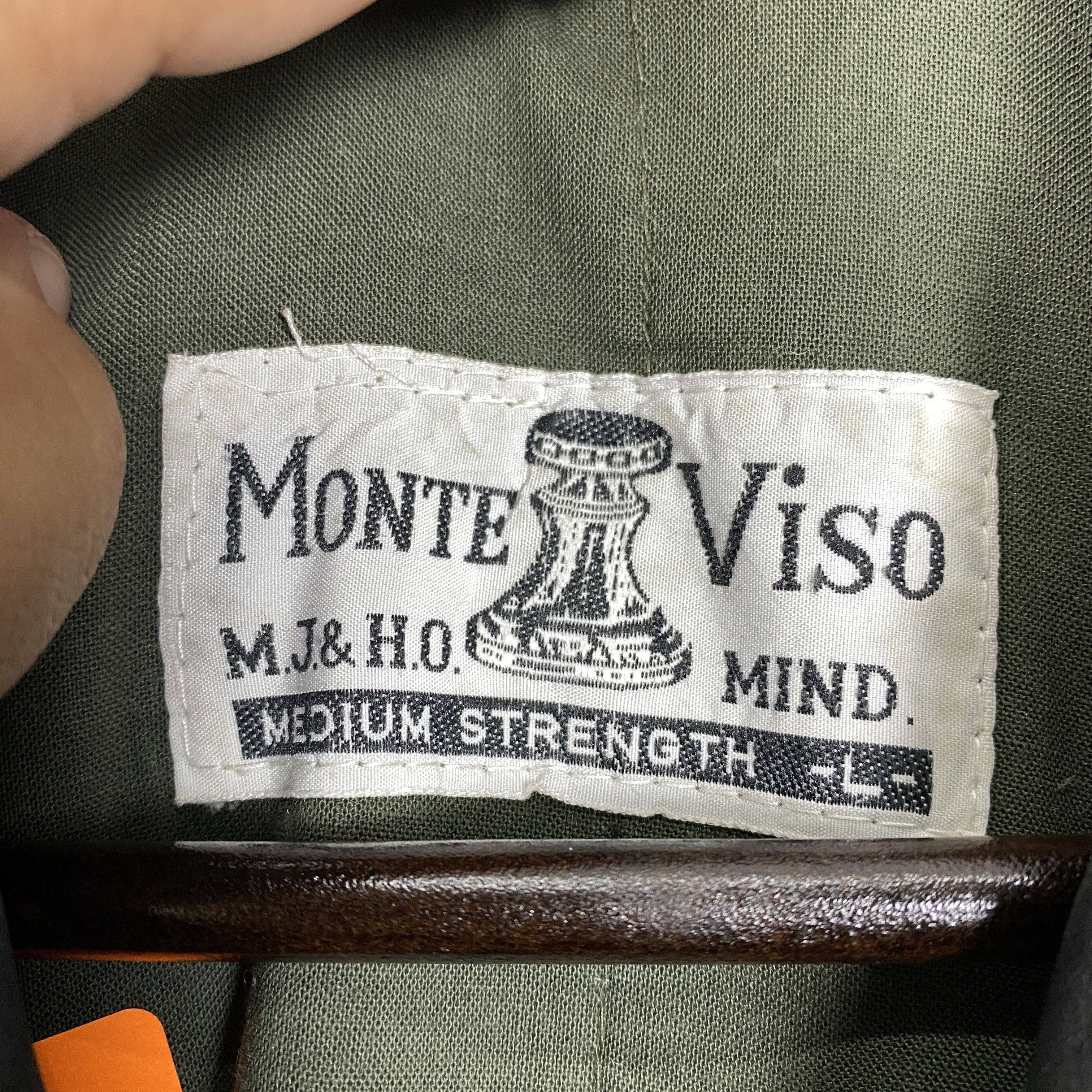 Vintage Vintage 90S Monte Viso Rugged Jacket Leather Collar J0190 Size US L / EU 52-54 / 3 - 17 Thumbnail