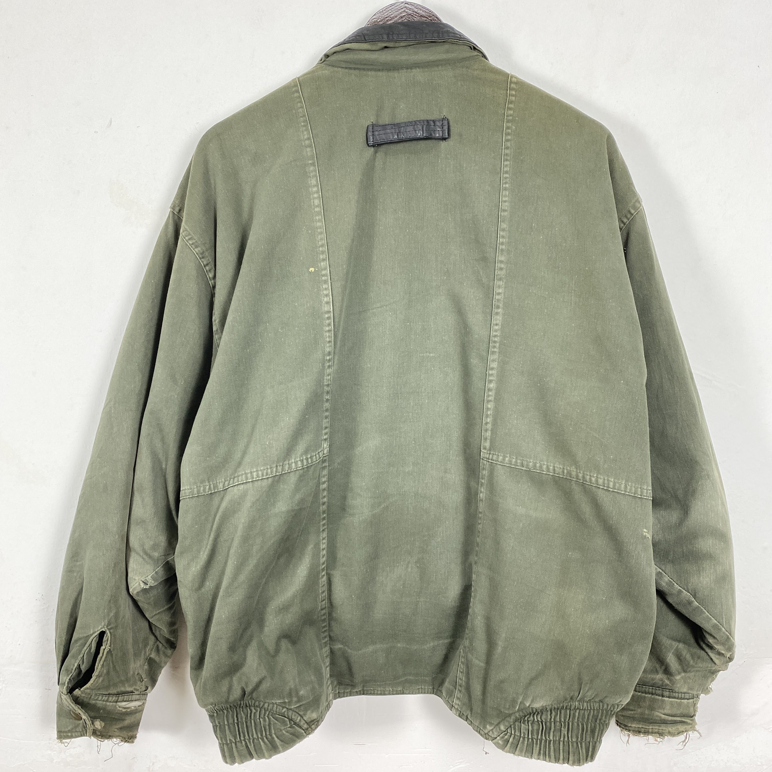 Vintage Vintage 90S Monte Viso Rugged Jacket Leather Collar J0190 Size US L / EU 52-54 / 3 - 12 Thumbnail