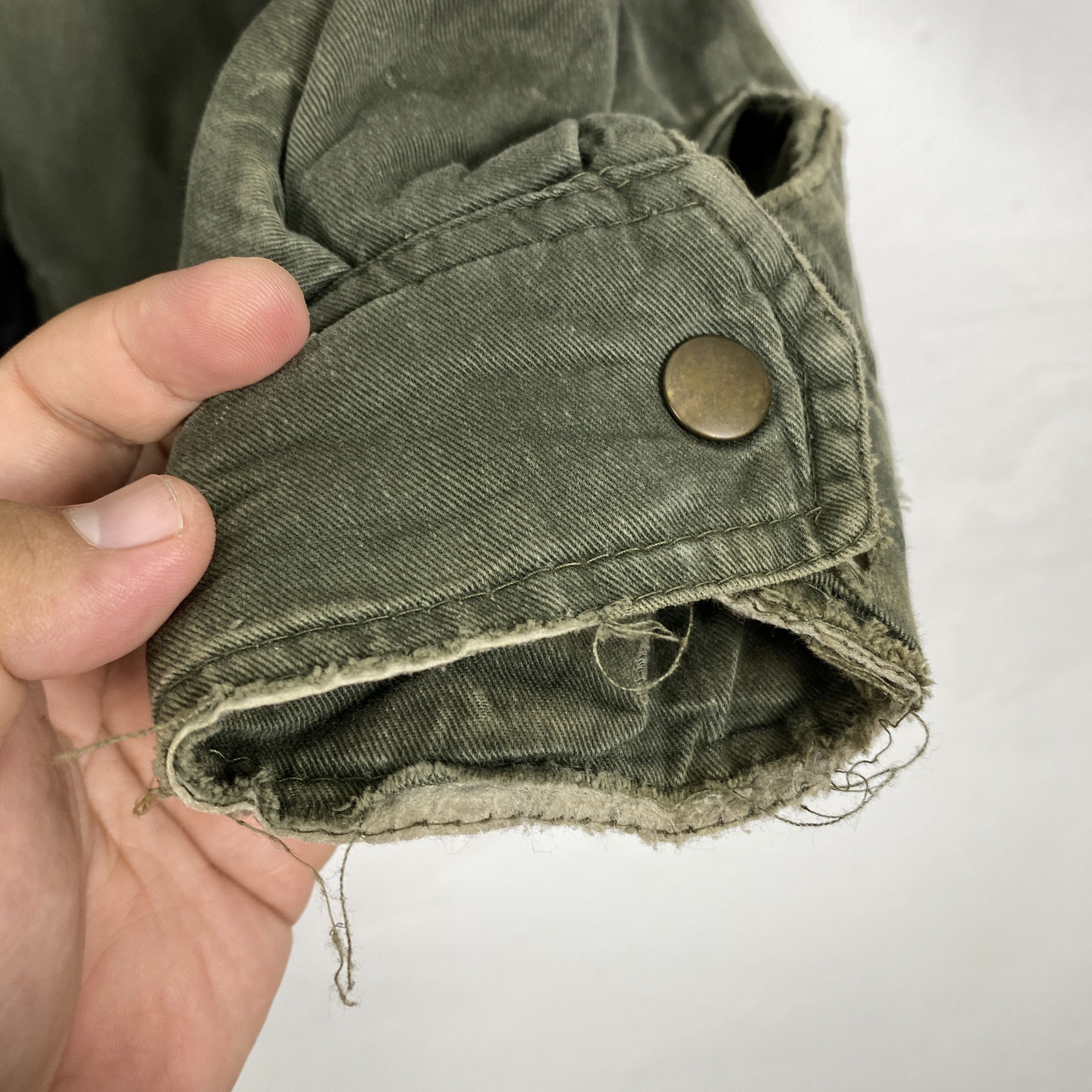 Vintage Vintage 90S Monte Viso Rugged Jacket Leather Collar J0190 Size US L / EU 52-54 / 3 - 8 Thumbnail