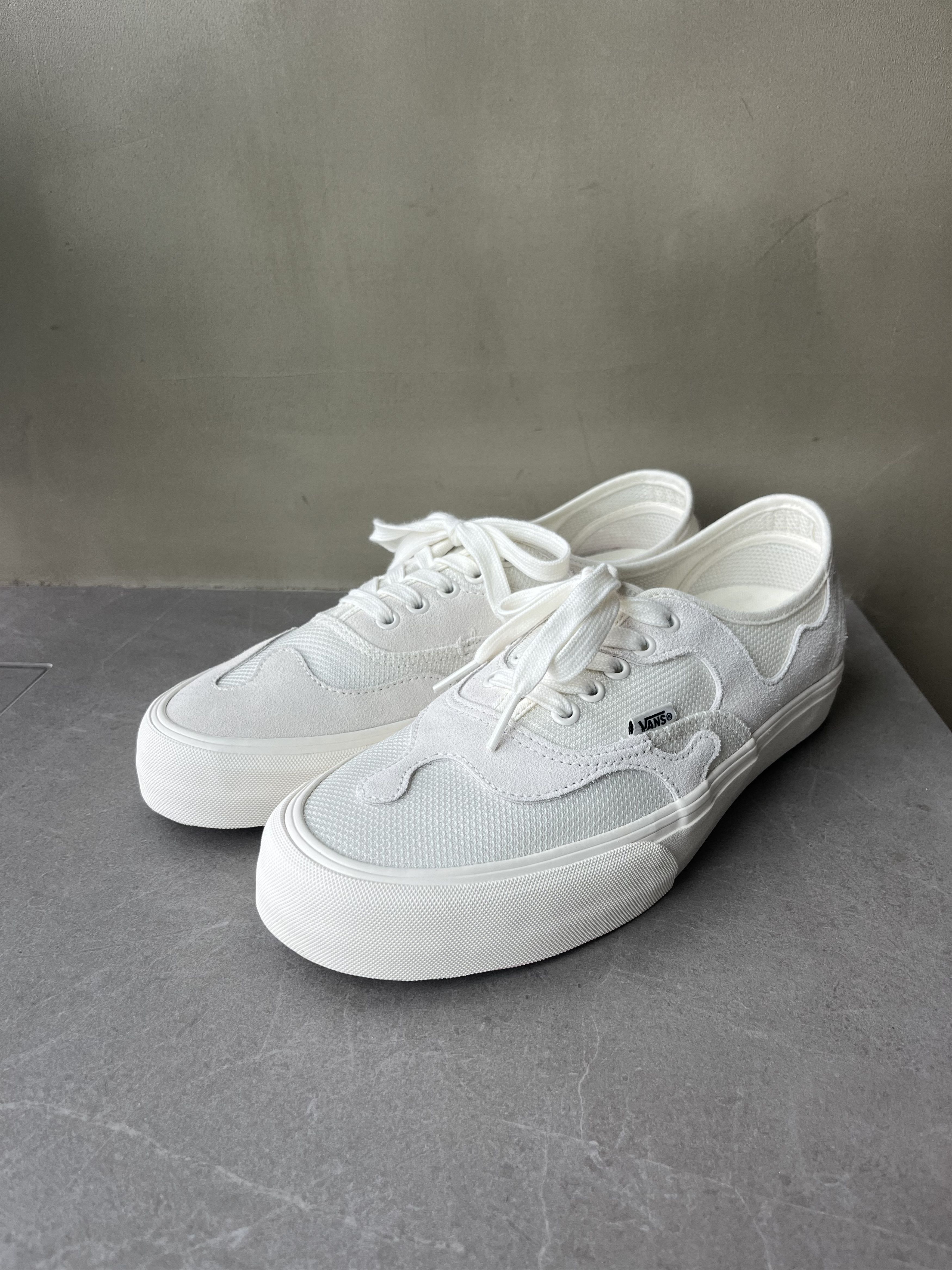 image of Vans Limited Edition Authentic Vr3 Cush Skate Mens Sneakers in Marshmallow (Size 10.5)