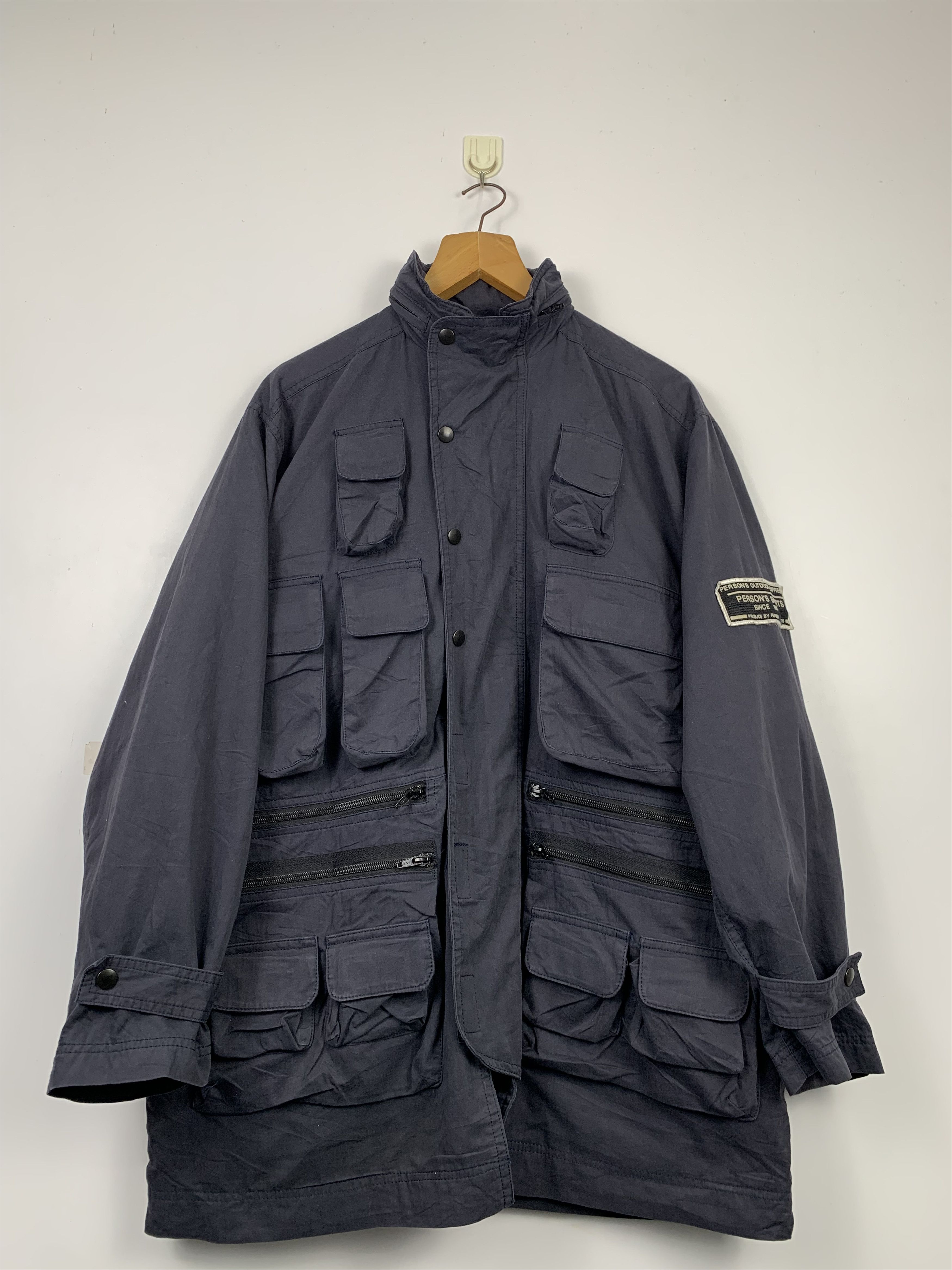PERSON'S Vintage Person's Sports Rugged Multi Pocket Parkas J0290 Size US XL / EU 56 / 4 - 1 Thumbnail