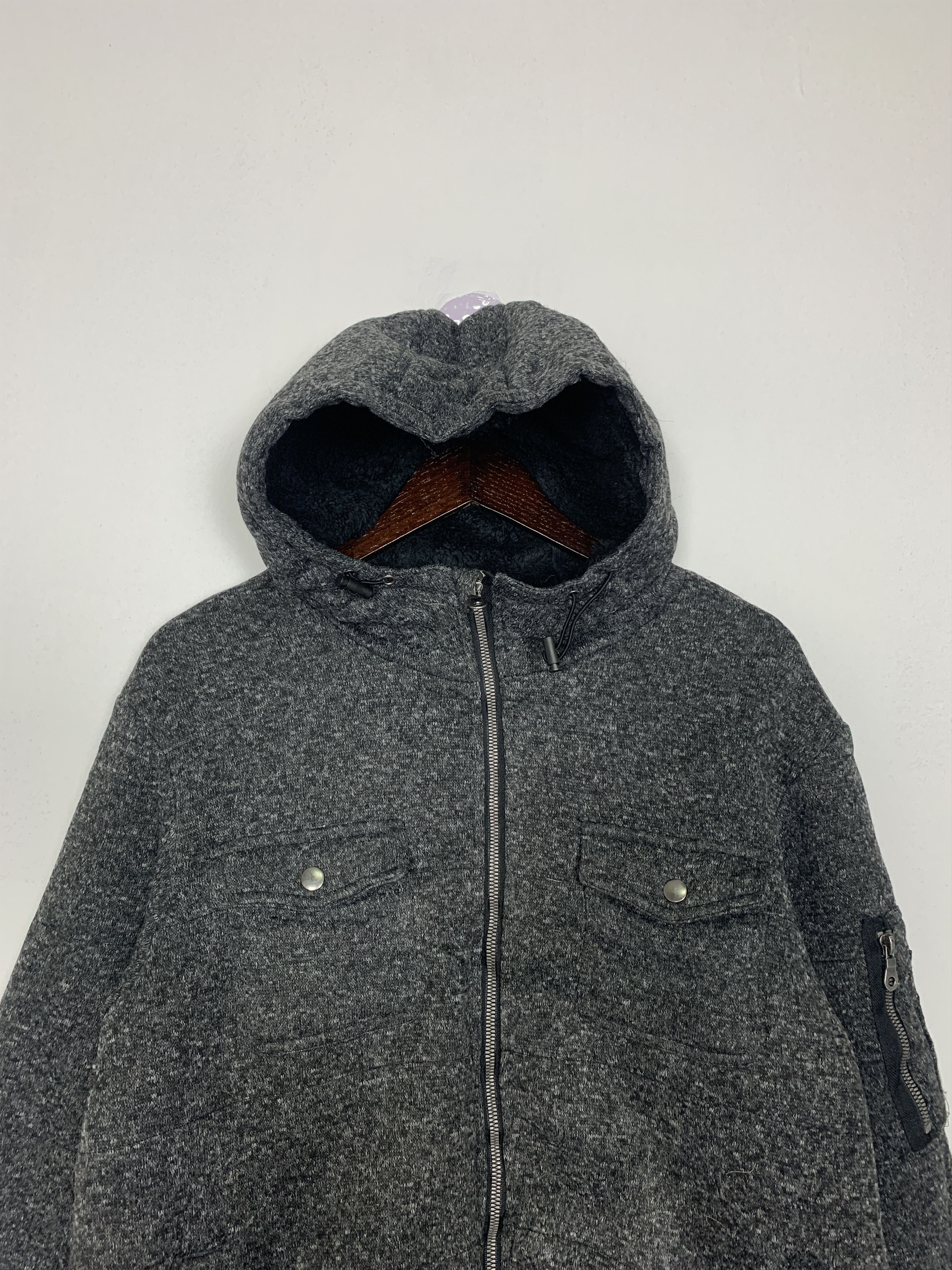 Japanese Brand Vintage ELPSIA Wool Jackets Fleece Lining J0784 Size US L / EU 52-54 / 3 - 2 Thumbnail