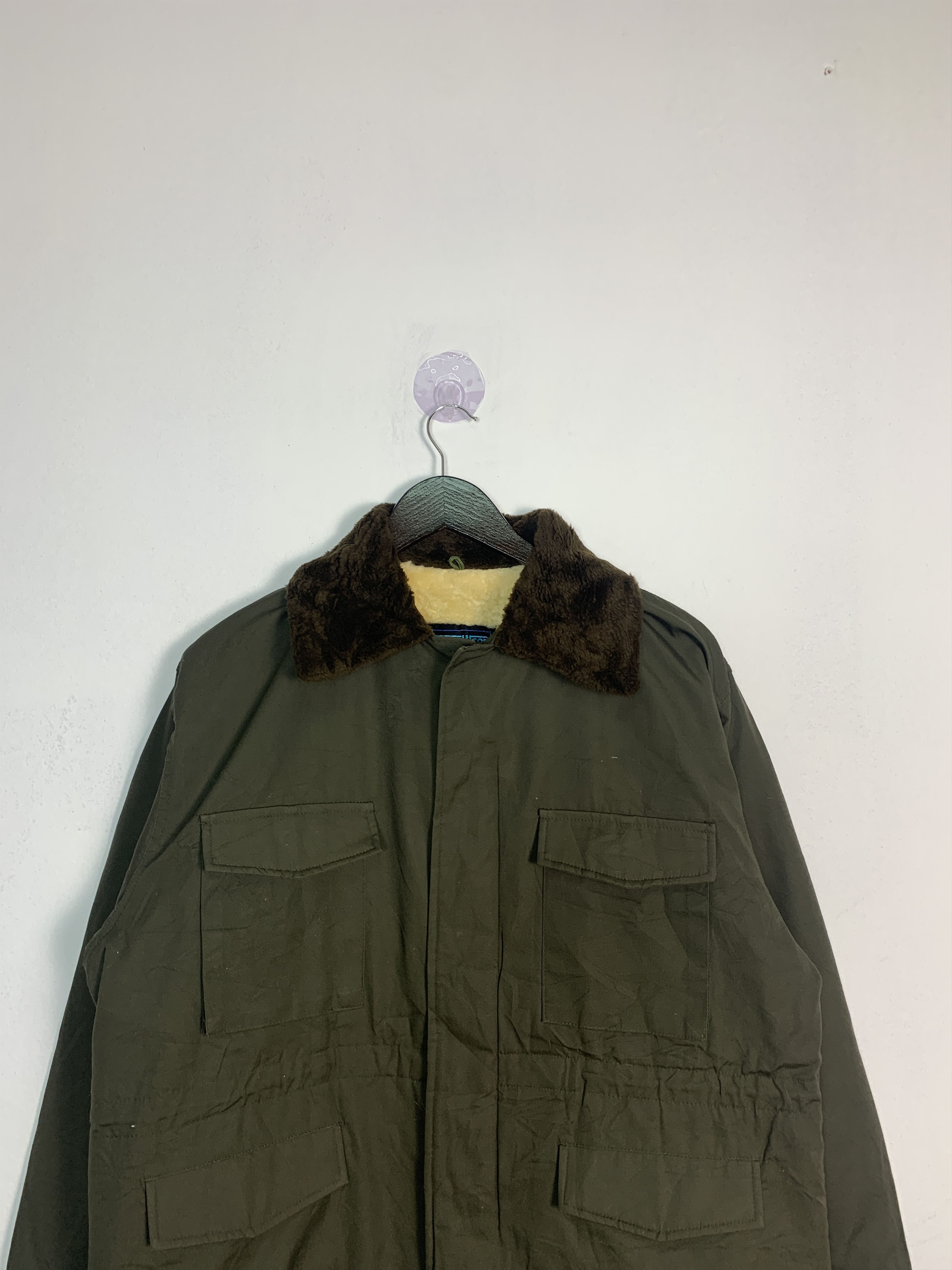 Japanese Brand Vintage JAPANESE BRAND Fur Collar Sherpa Lining J0890 Size US M / EU 48-50 / 2 - 2 Thumbnail