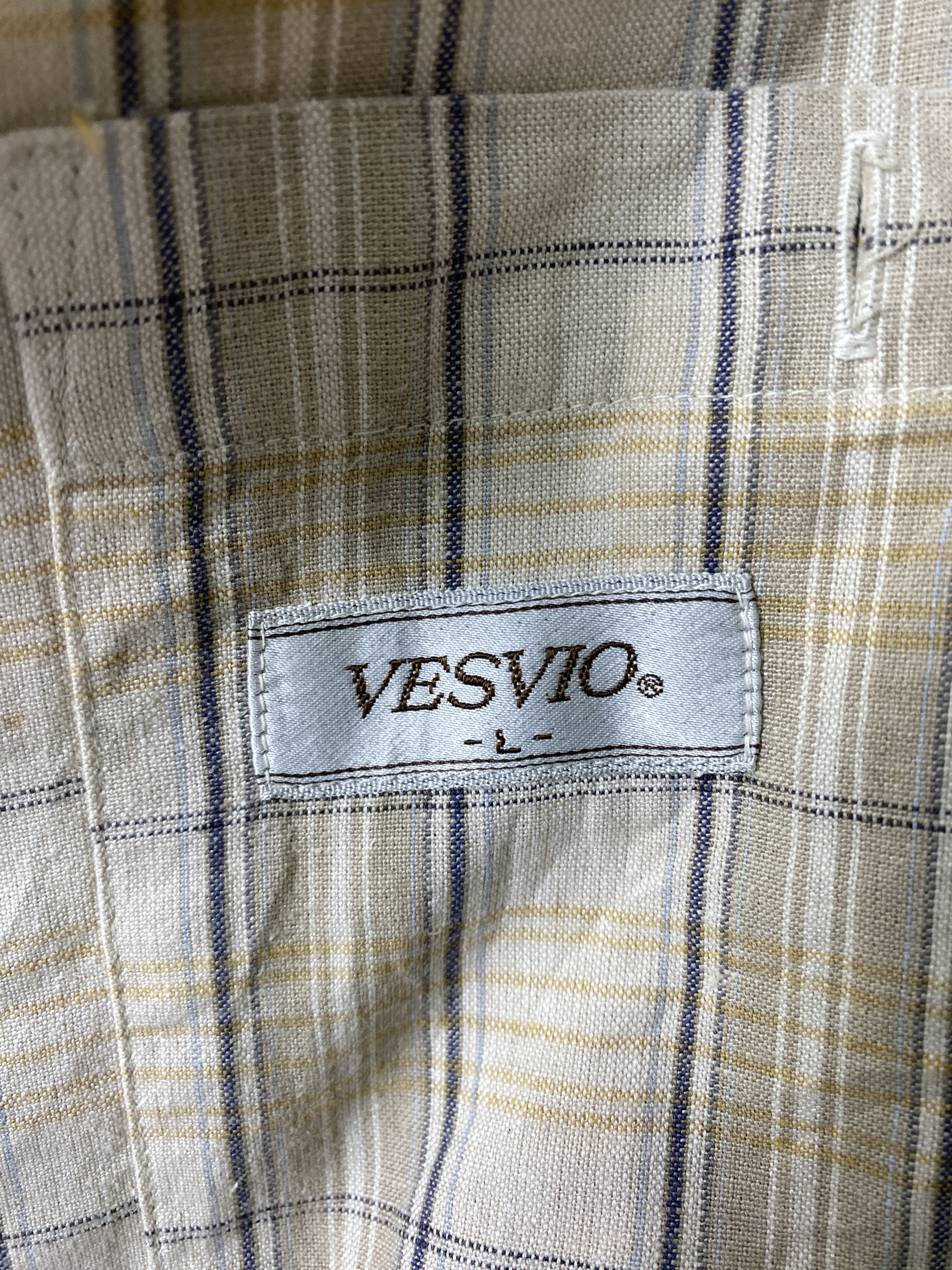 Japanese Brand × Vintage Vintage Vesvio Italian Style Checkered Zip Up Jacket Size US M / EU 48-50 / 2 - 13 Thumbnail