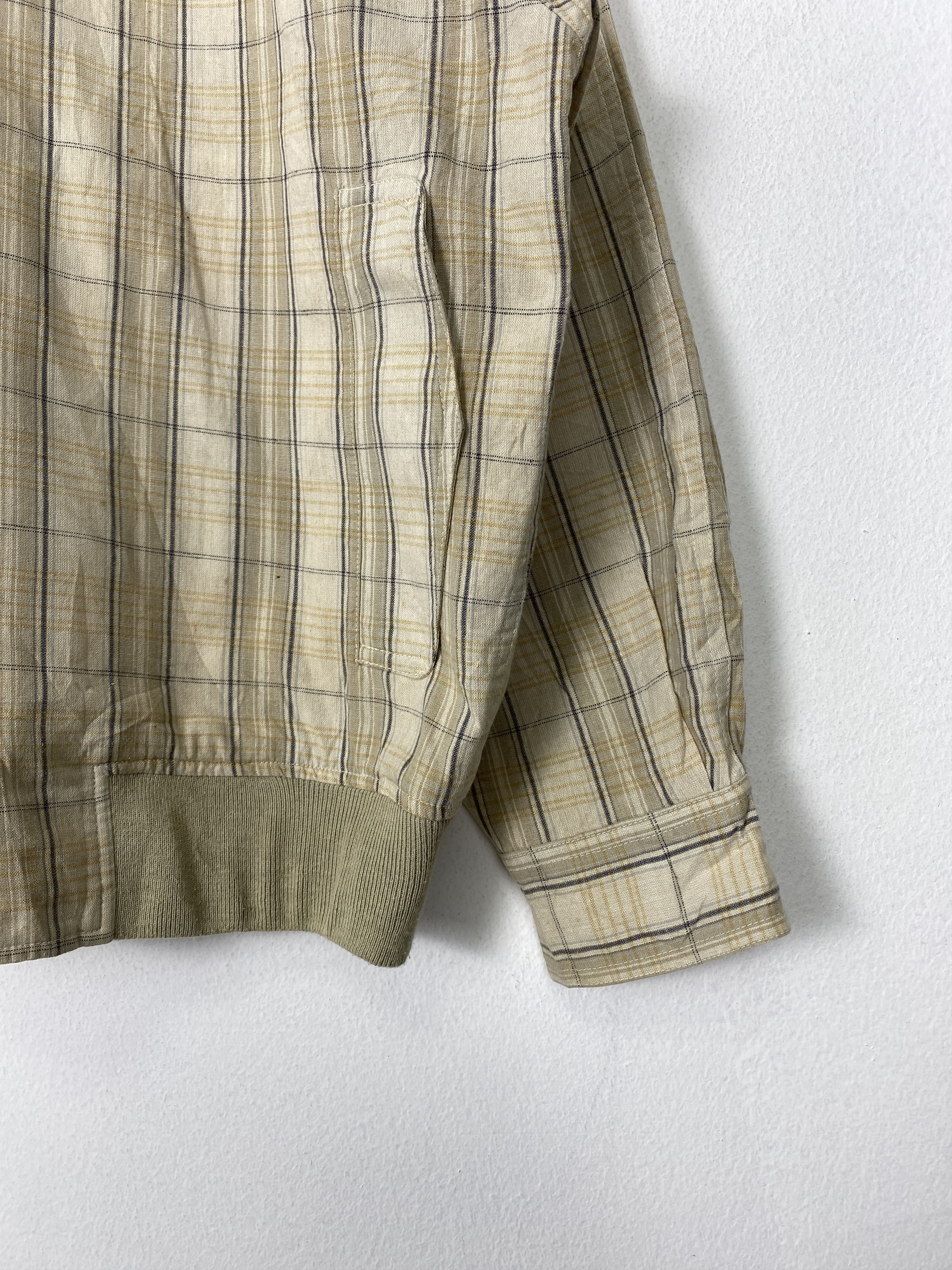 Japanese Brand × Vintage Vintage Vesvio Italian Style Checkered Zip Up Jacket Size US M / EU 48-50 / 2 - 4 Thumbnail