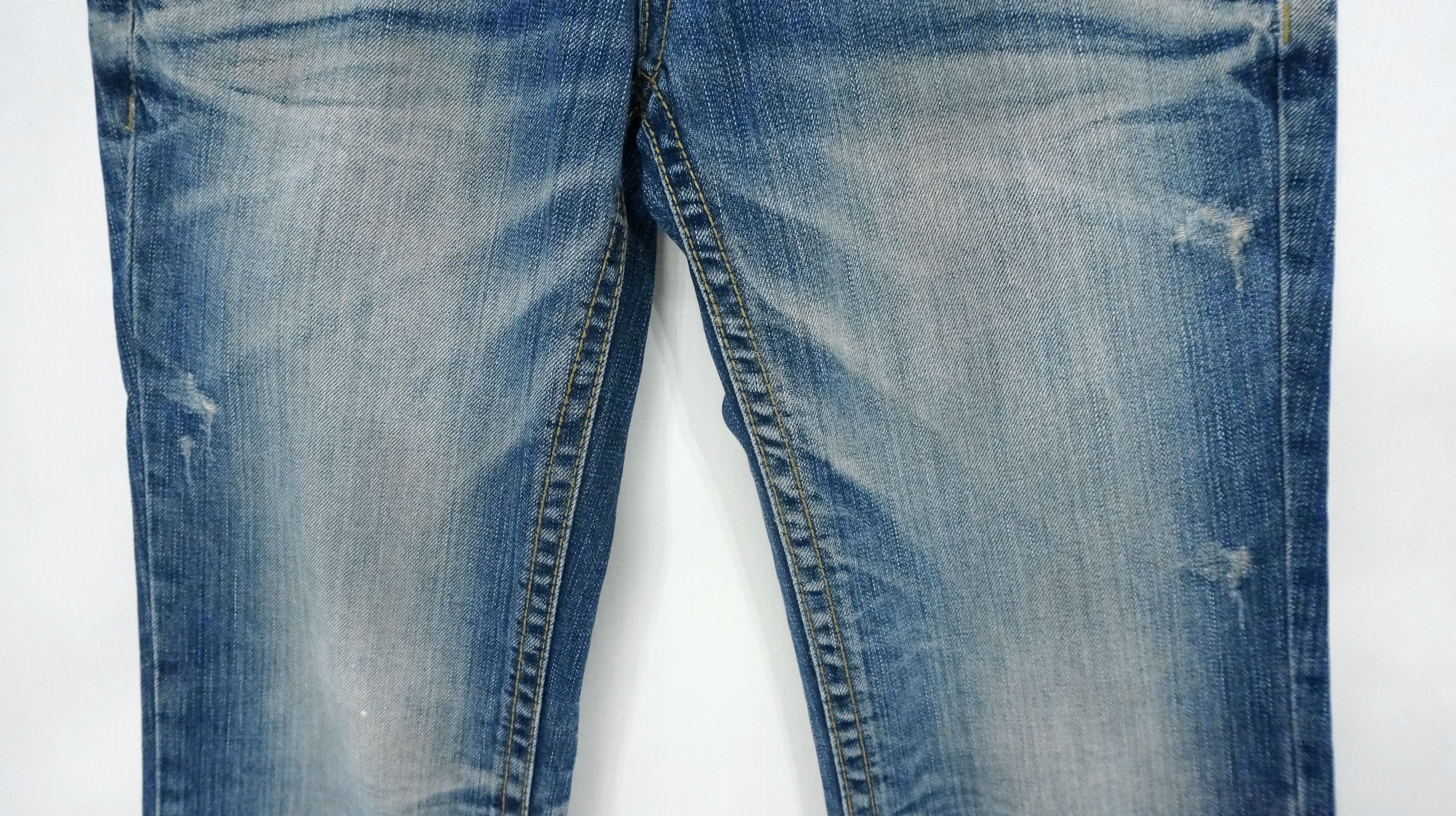 Japanese Brand RARE 🔥 YOSHITOMO NARA LOLITA Vintage Blue Denim Jeans Size US 29 - 8 Thumbnail