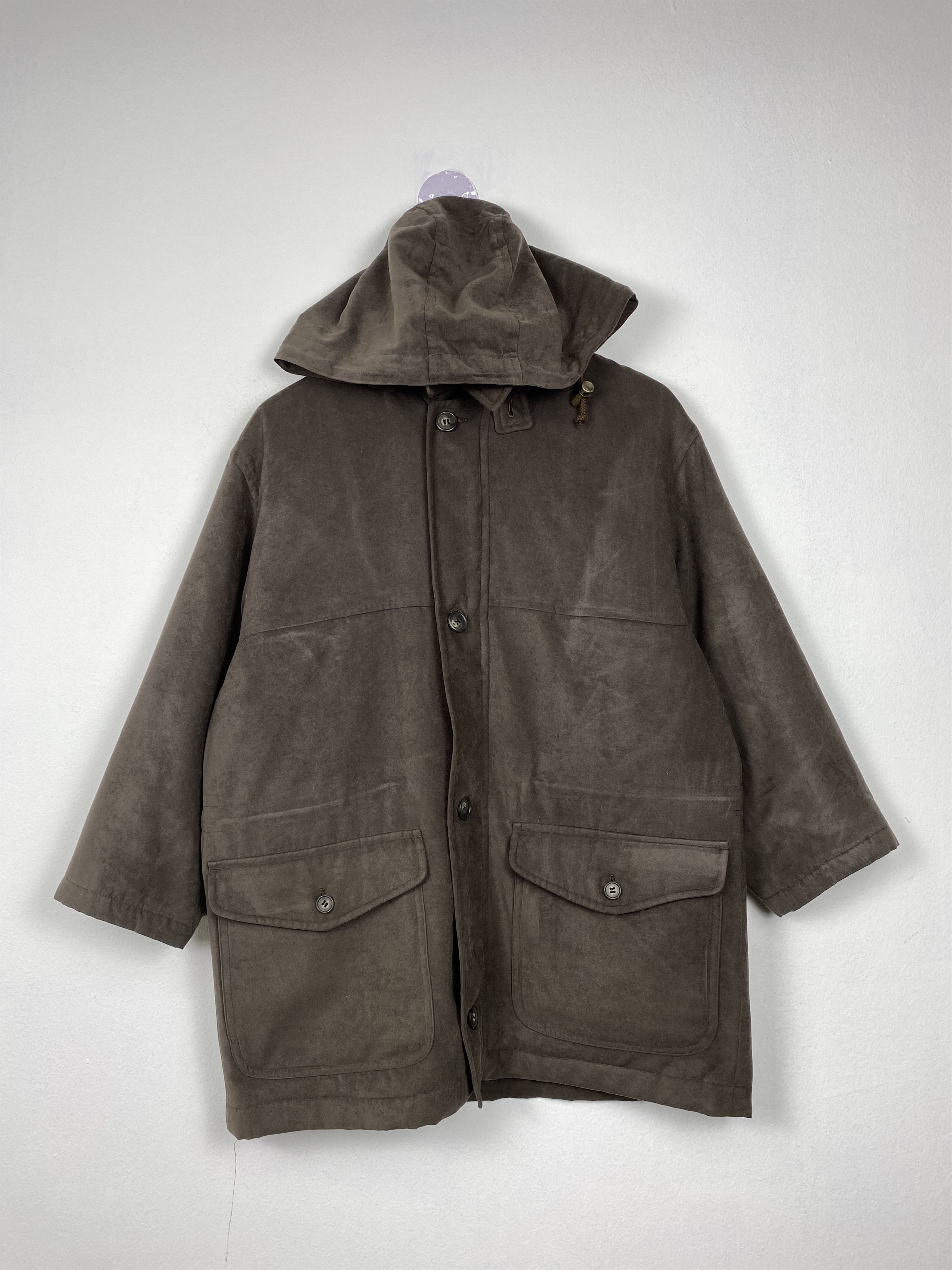 Japanese Brand Vintage ON FRIDAY Quilted Lining Hoodie Jacket J1119 Size US M / EU 48-50 / 2 - 1 Thumbnail