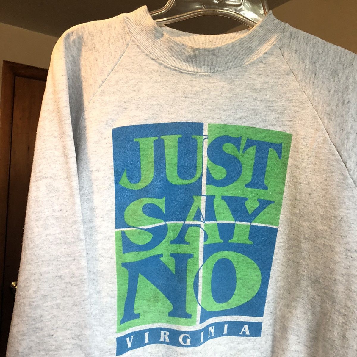 D.A.R.E Vintage 80s Just Say No To Drugs Graphic Crewneck Sweatshirt Size US L / EU 52-54 / 3 - 2 Thumbnail