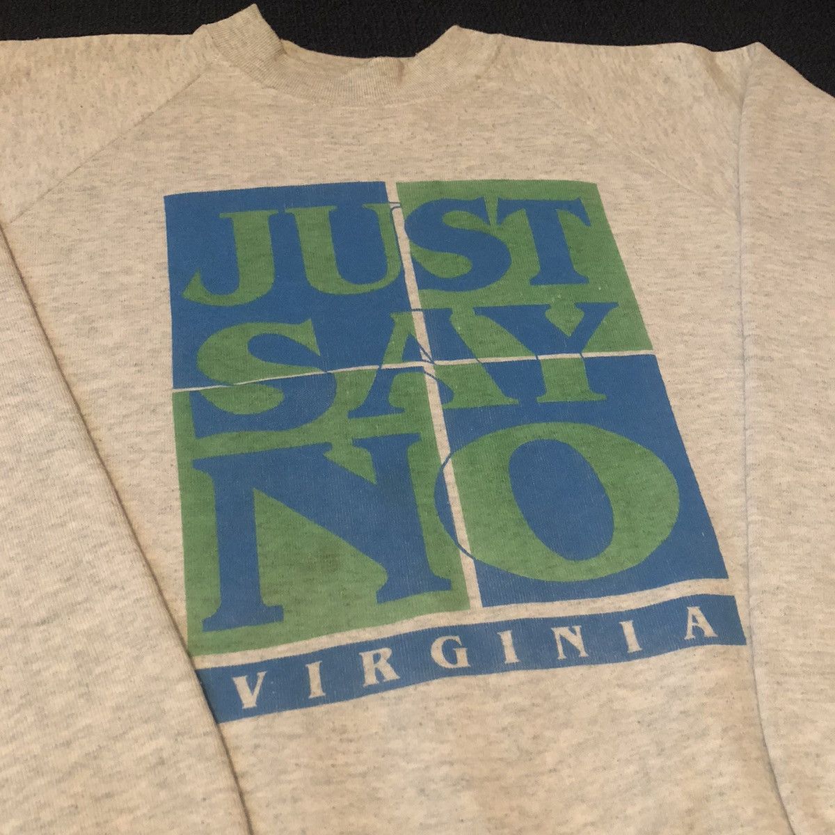 D.A.R.E Vintage 80s Just Say No To Drugs Graphic Crewneck Sweatshirt Size US L / EU 52-54 / 3 - 3 Thumbnail