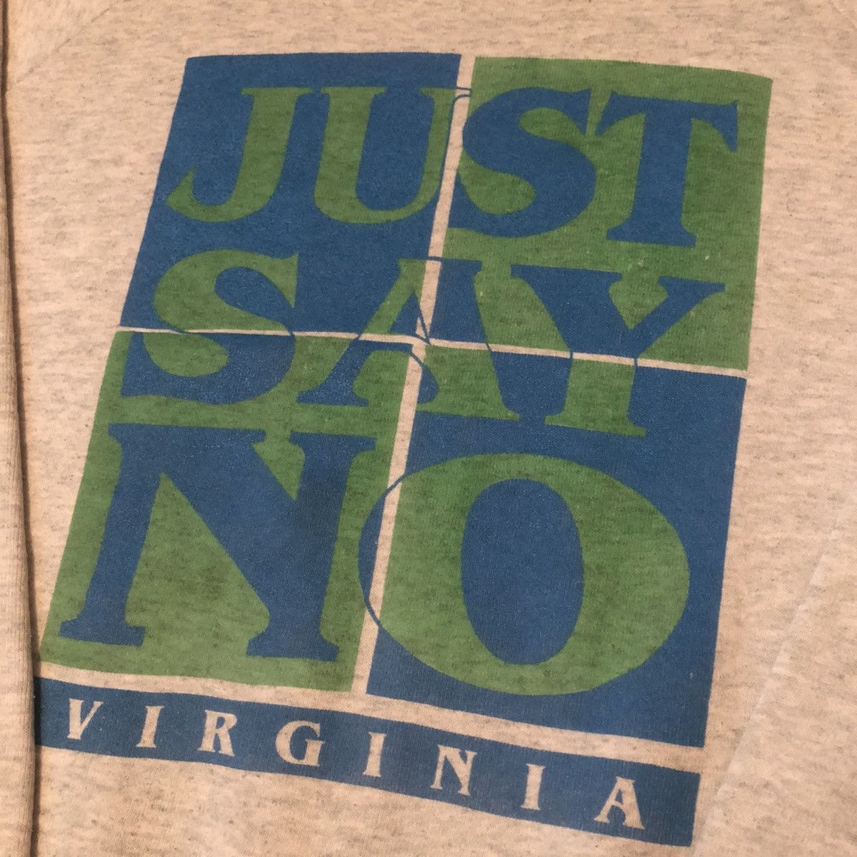 D.A.R.E Vintage 80s Just Say No To Drugs Graphic Crewneck Sweatshirt Size US L / EU 52-54 / 3 - 4 Thumbnail