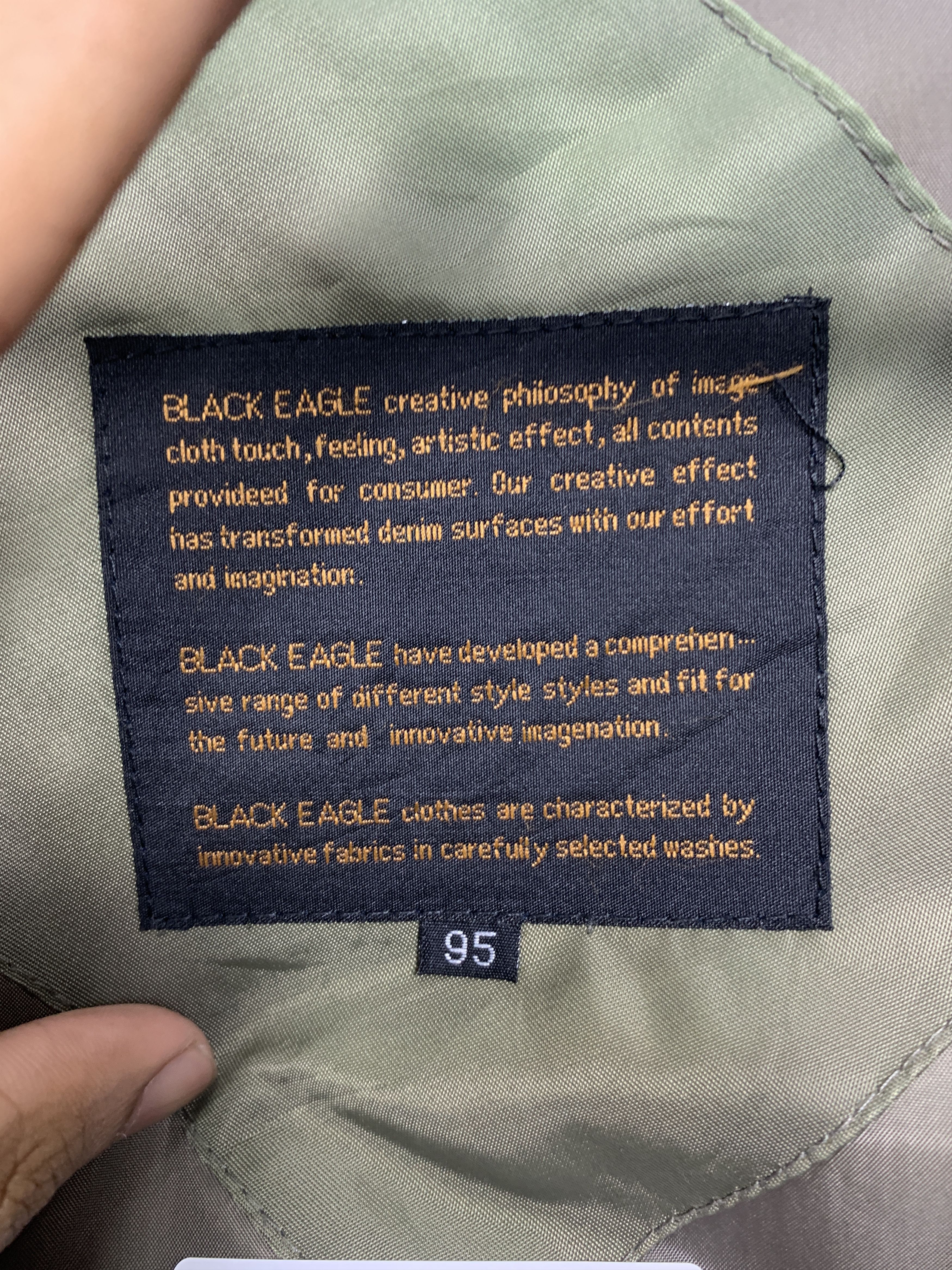 Vintage Vintage BLACK EAGLE Bomber Jackets US-AIR J0762 Size US L / EU 52-54 / 3 - 13 Thumbnail