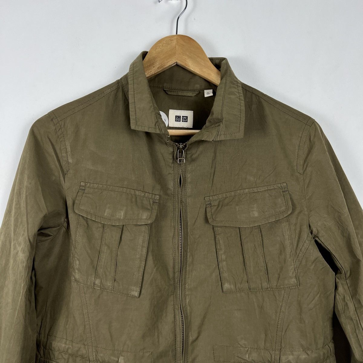 Uniqlo Vintage Uniqlo Multi Pocket Jacket Military J0105 Size US S / EU 44-46 / 1 - 2 Thumbnail