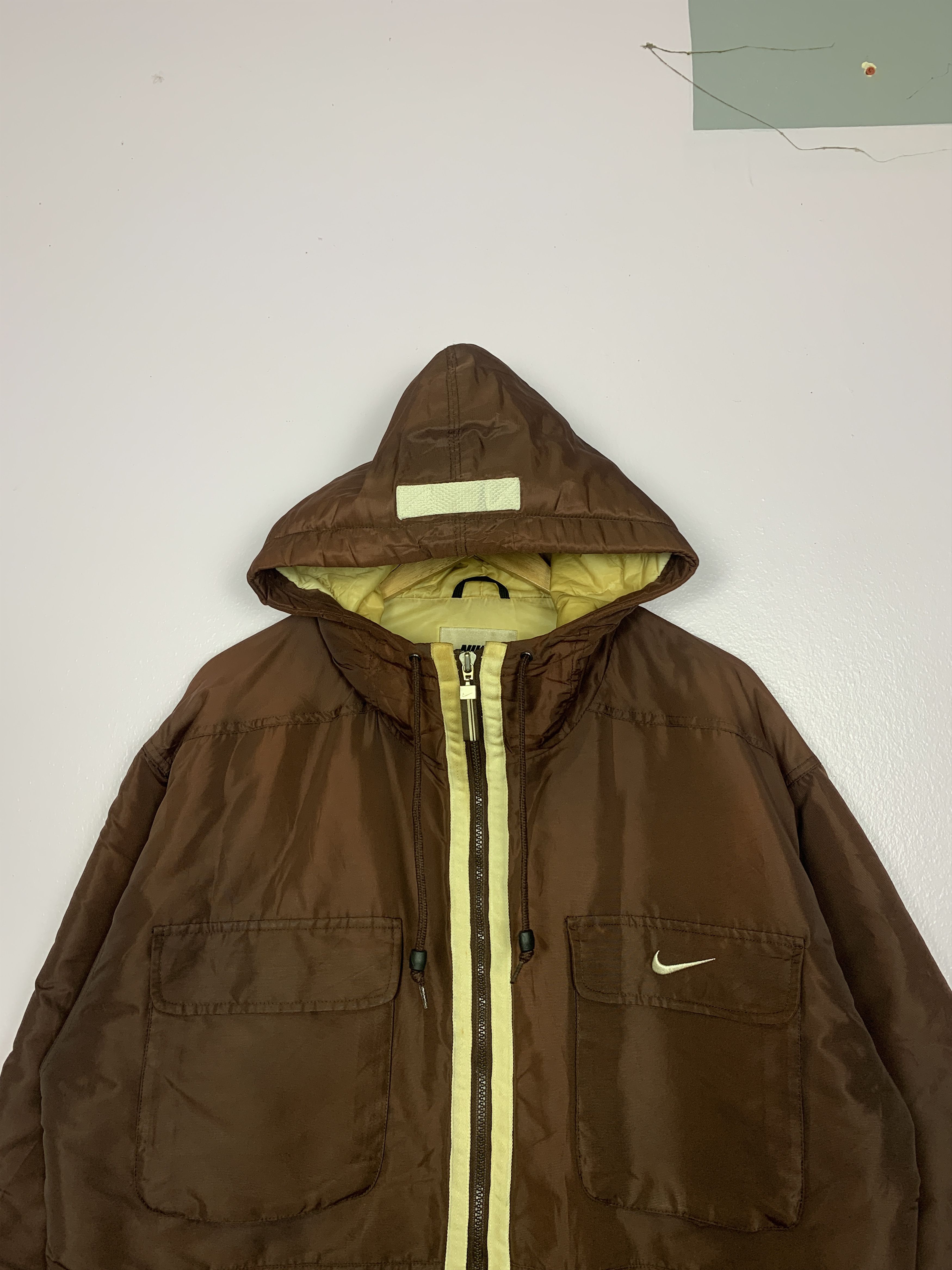 Nike Vintage NIKE Parkas Hooded Warm Puffer Lining J0744 Size US M / EU 48-50 / 2 - 2 Thumbnail