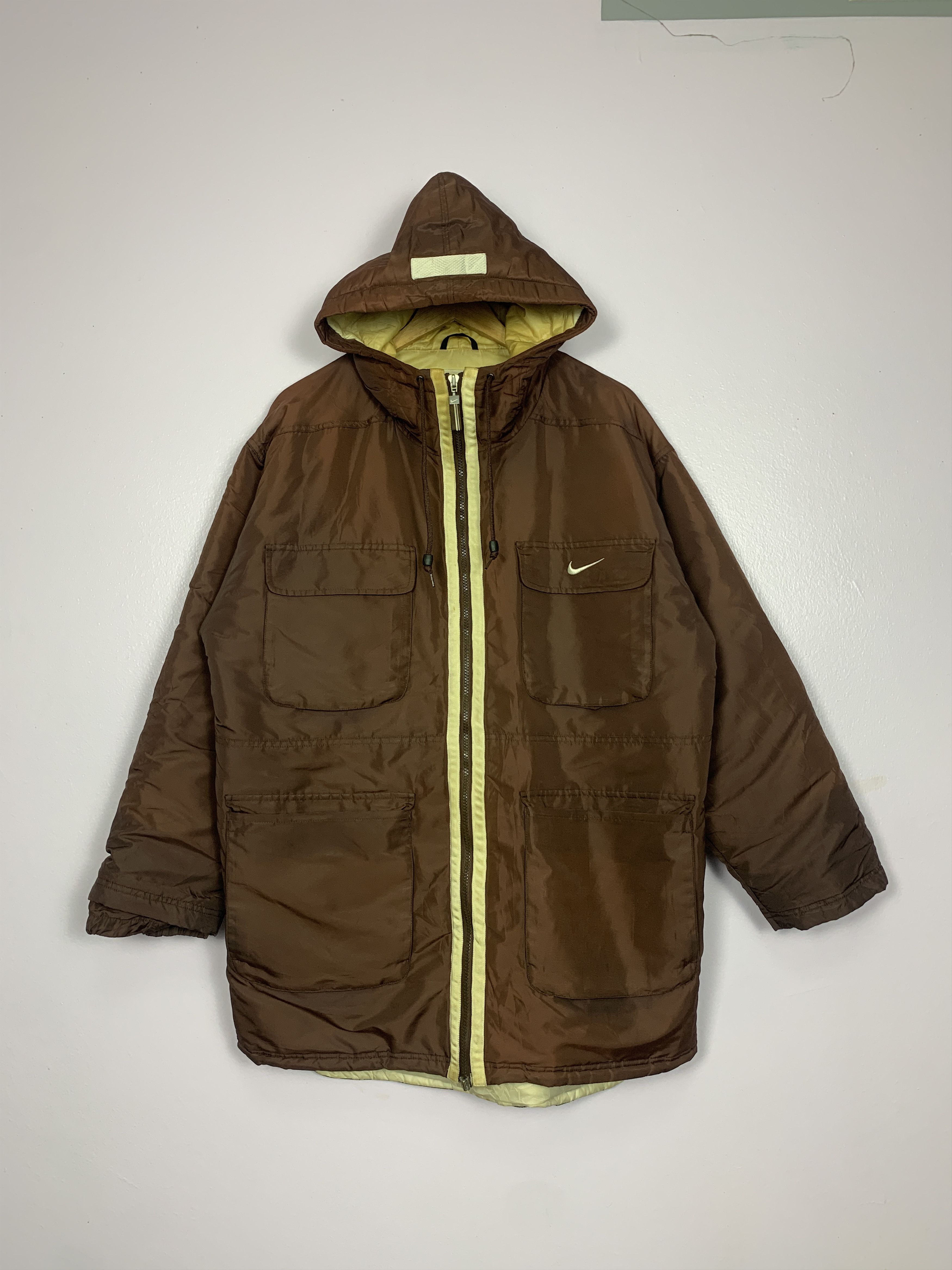Nike Vintage NIKE Parkas Hooded Warm Puffer Lining J0744 Size US M / EU 48-50 / 2 - 1 Thumbnail