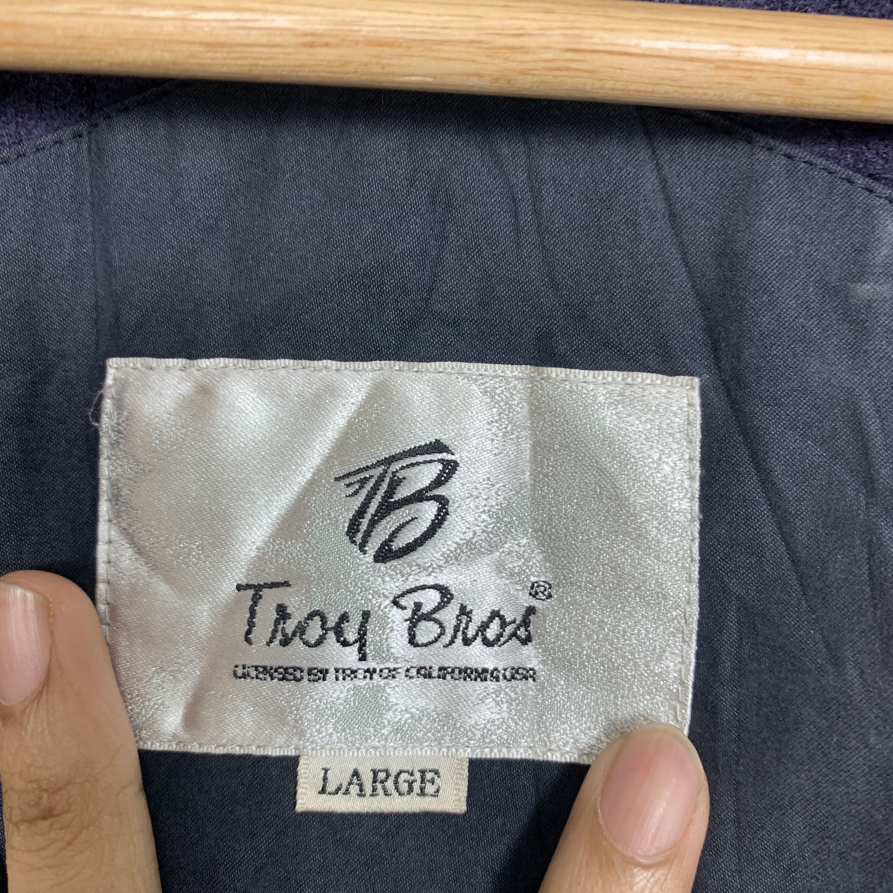 Vintage Vintage TROY BROS Cotton Fleece Quilted Lining Jacket J0259 Size US M / EU 48-50 / 2 - 13 Thumbnail