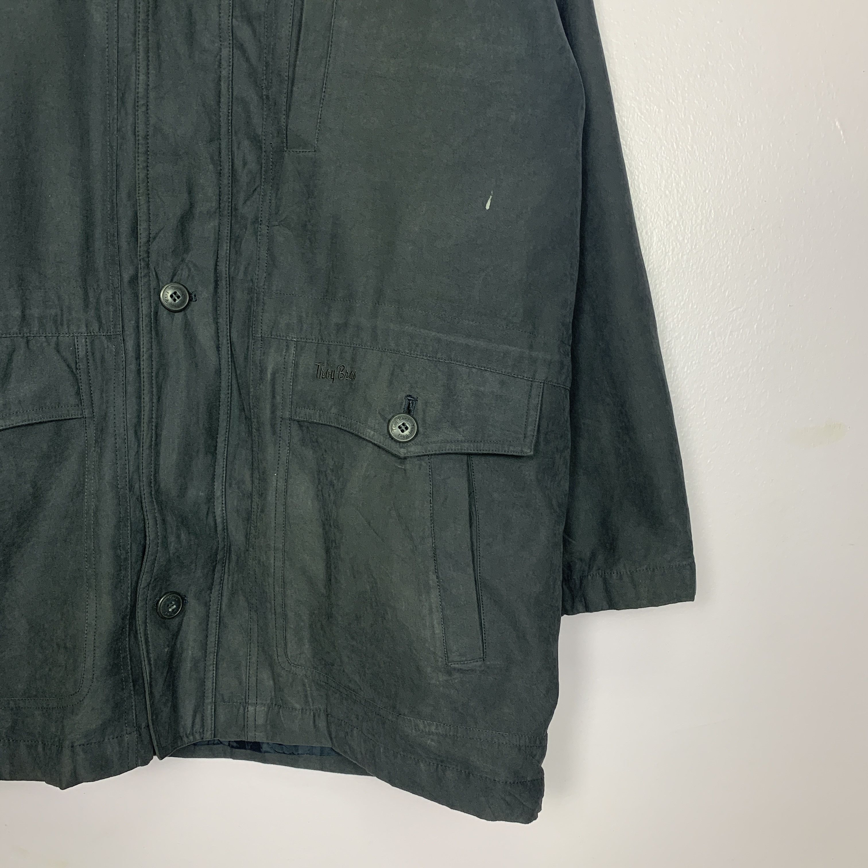 Vintage Vintage TROY BROS Cotton Fleece Quilted Lining Jacket J0259 Size US M / EU 48-50 / 2 - 3 Thumbnail