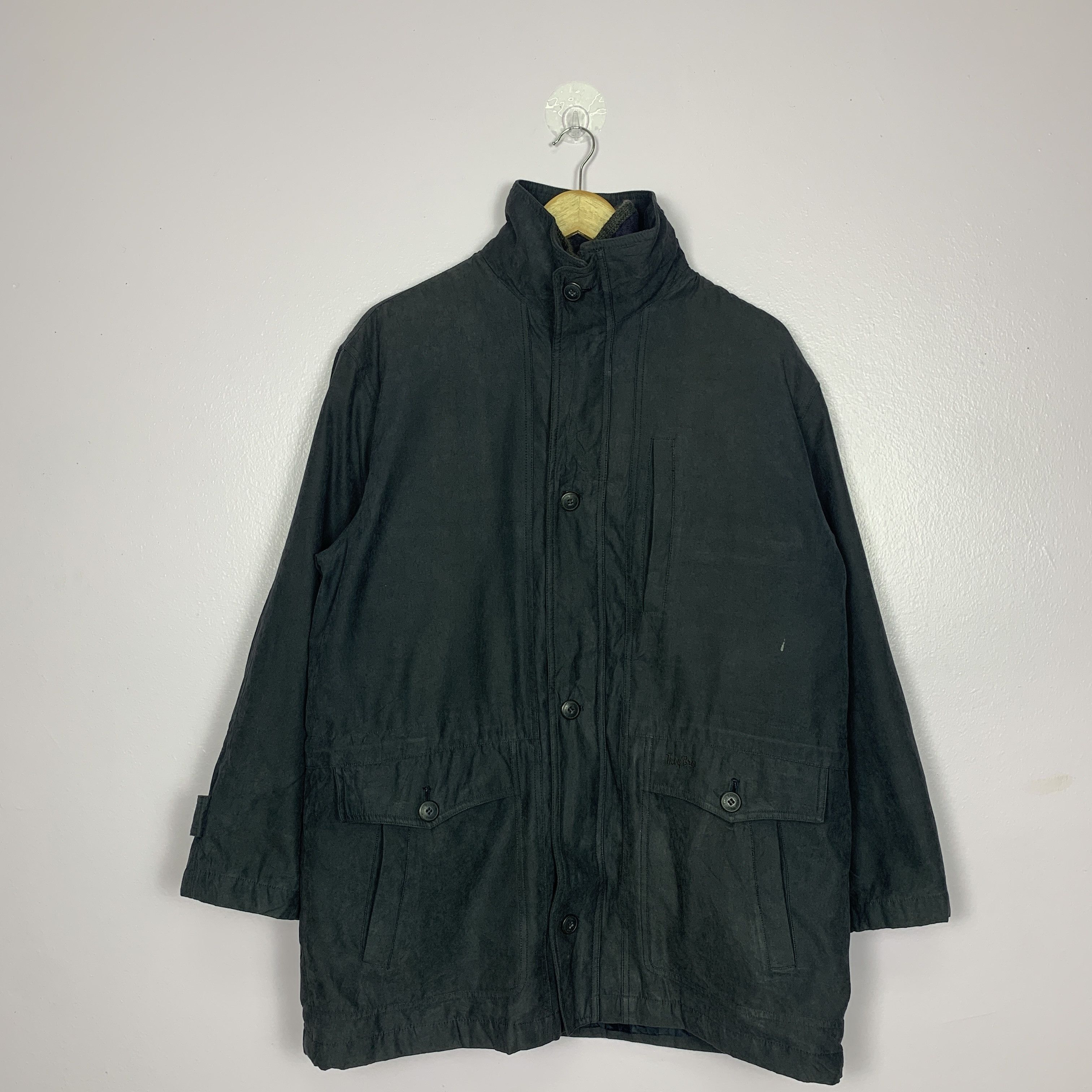 Vintage Vintage TROY BROS Cotton Fleece Quilted Lining Jacket J0259 Size US M / EU 48-50 / 2 - 1 Thumbnail
