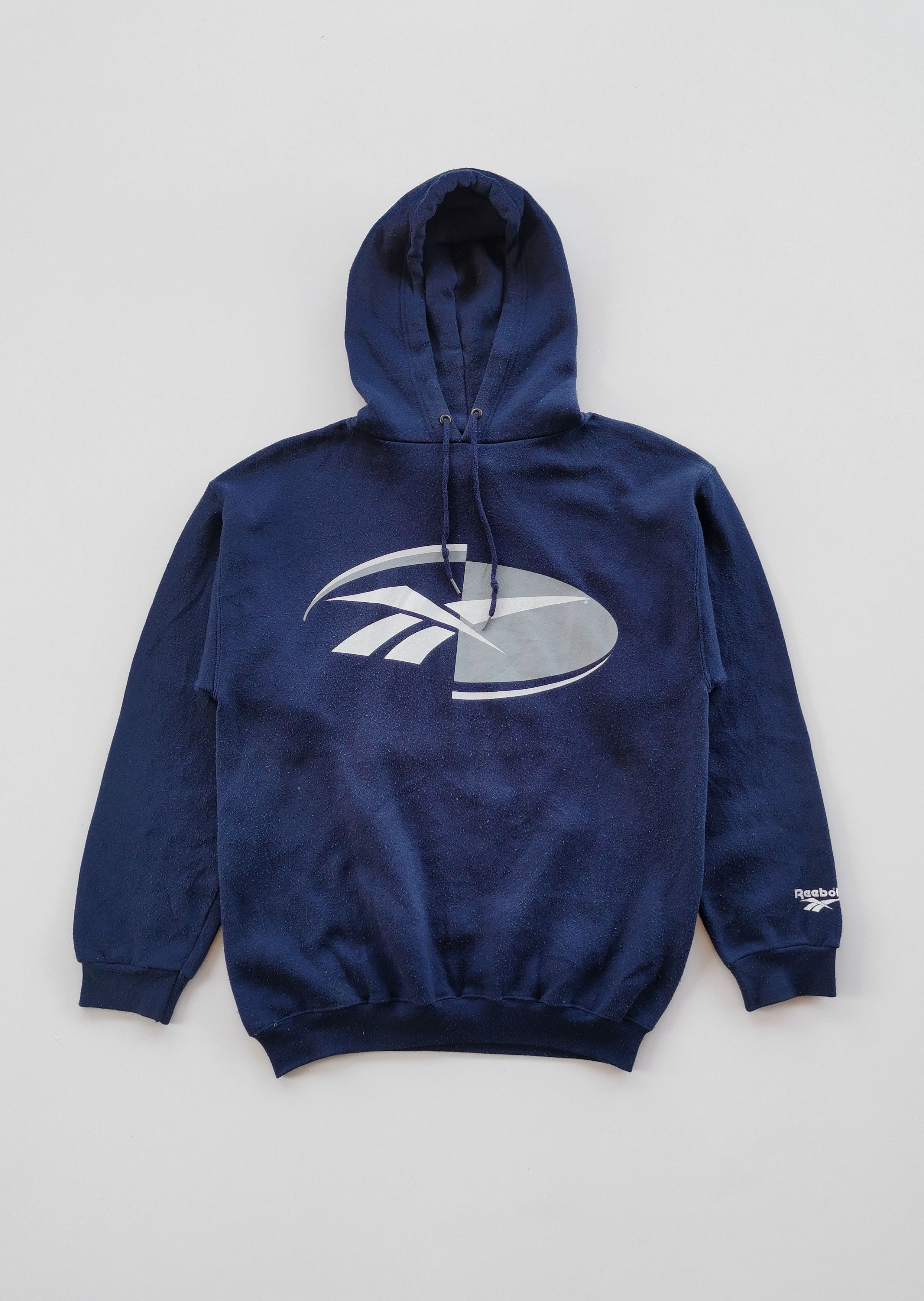 Reebok 90s Vintage Reebok Logo Hoodies Size US L / EU 52-54 / 3 - 2 Thumbnail