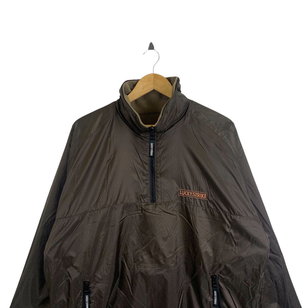 Sports Specialties × Vintage Vintage LUCKY STRIKE Two Side Fleece Reversible Jacket Size US XL / EU 56 / 4 - 8 Thumbnail