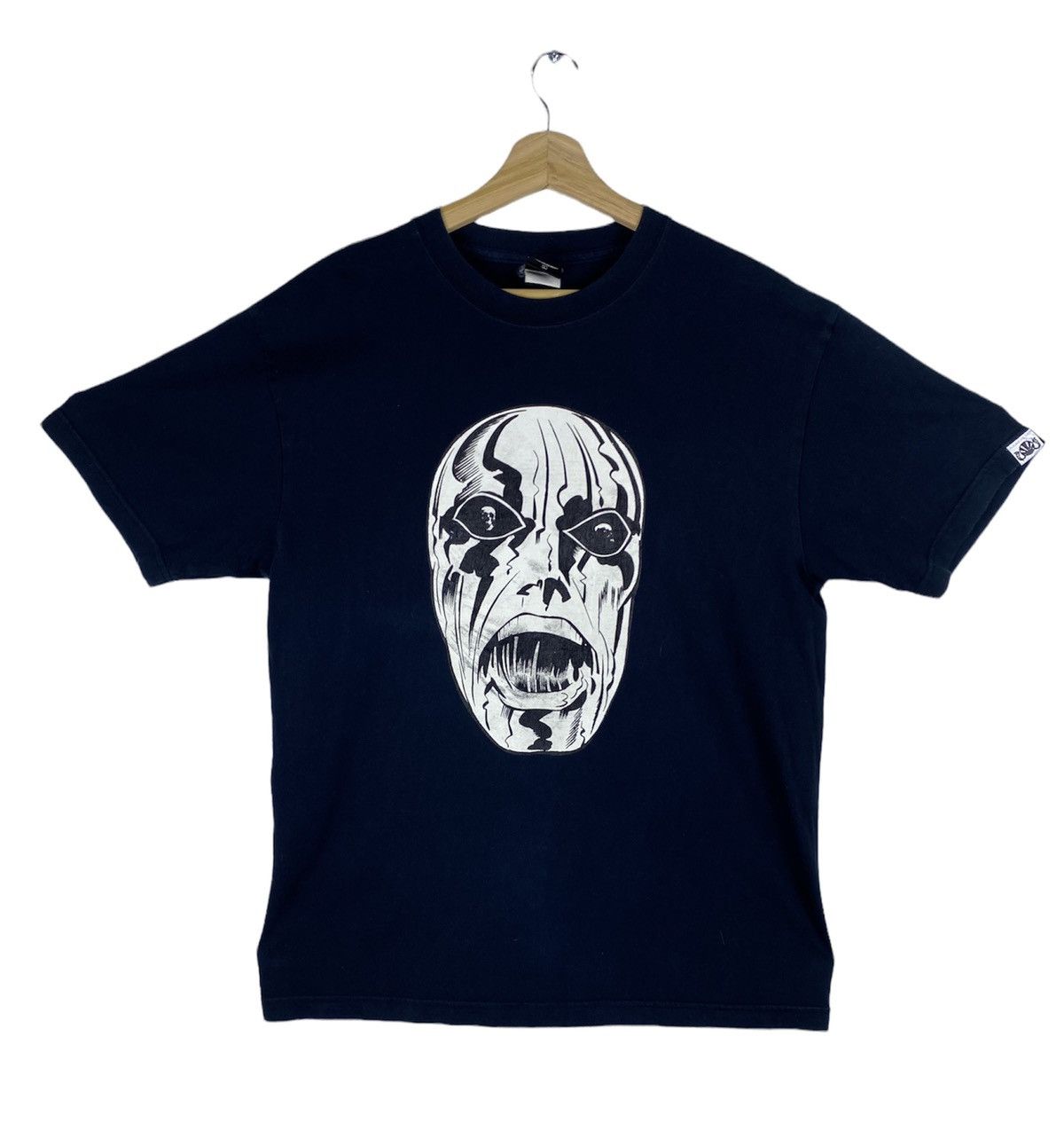 image of Andsuns x Vintage And Suns Masked Horrors Of Halloween Tee T Shirt in Black, Men's (Size Large)
