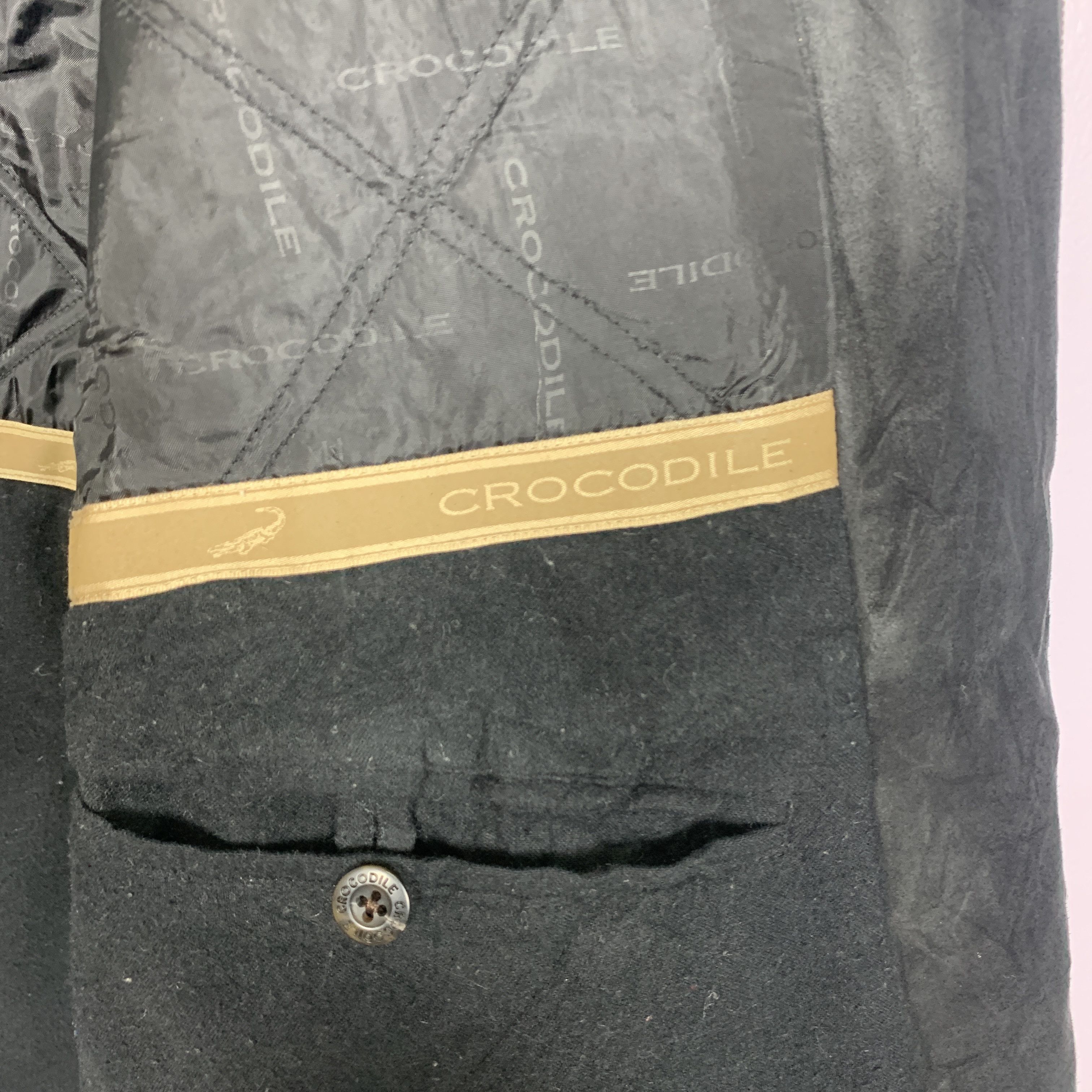 Japanese Brand Vintage CROCODILE Multi Pocket Quilted Lining Jacket J0252 Size US M / EU 48-50 / 2 - 11 Thumbnail