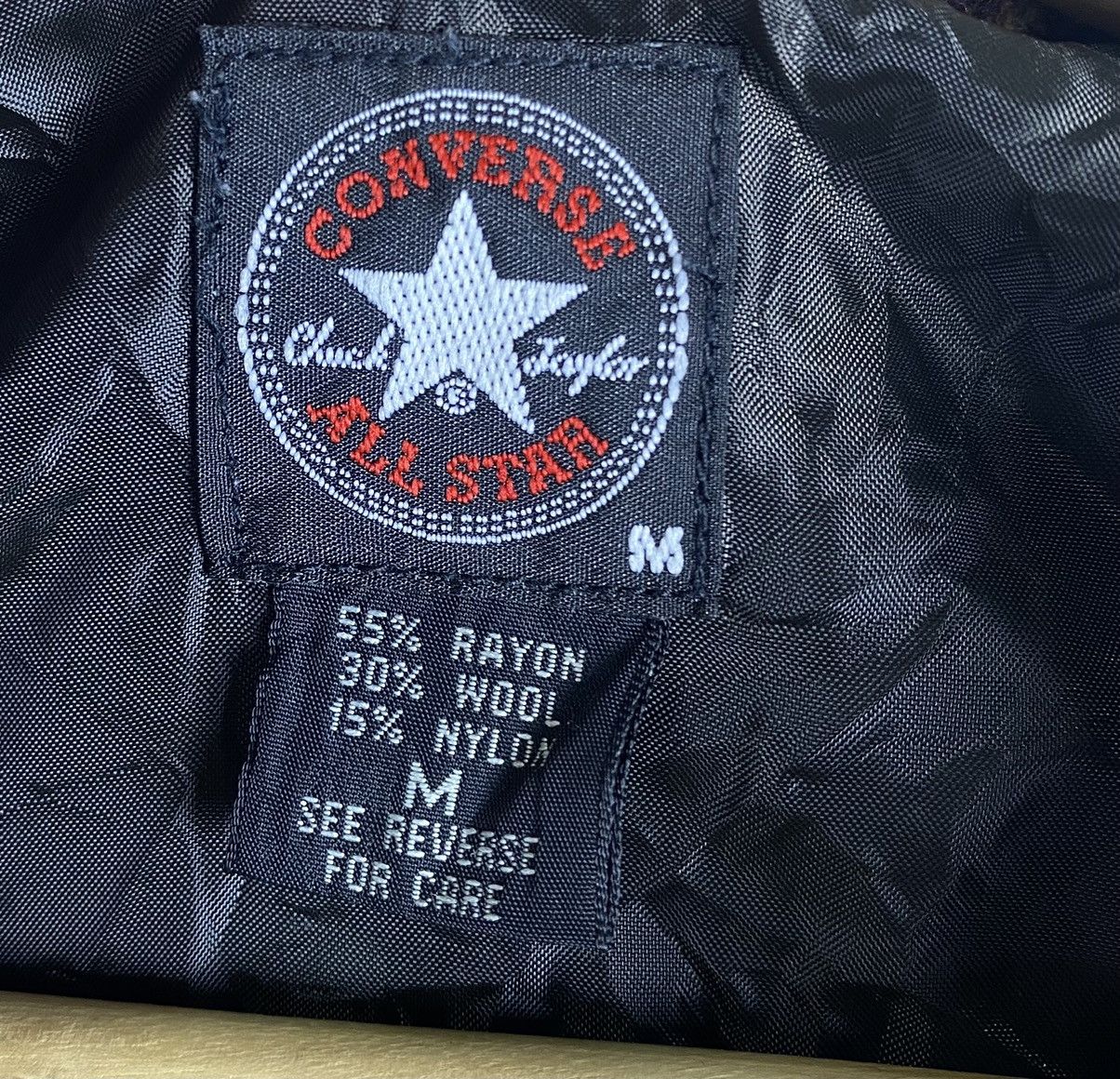 Converse GONE 🔥 Vintage Converse Checkered Zip Up Polo Wool Jacket Size US M / EU 48-50 / 2 - 5 Thumbnail