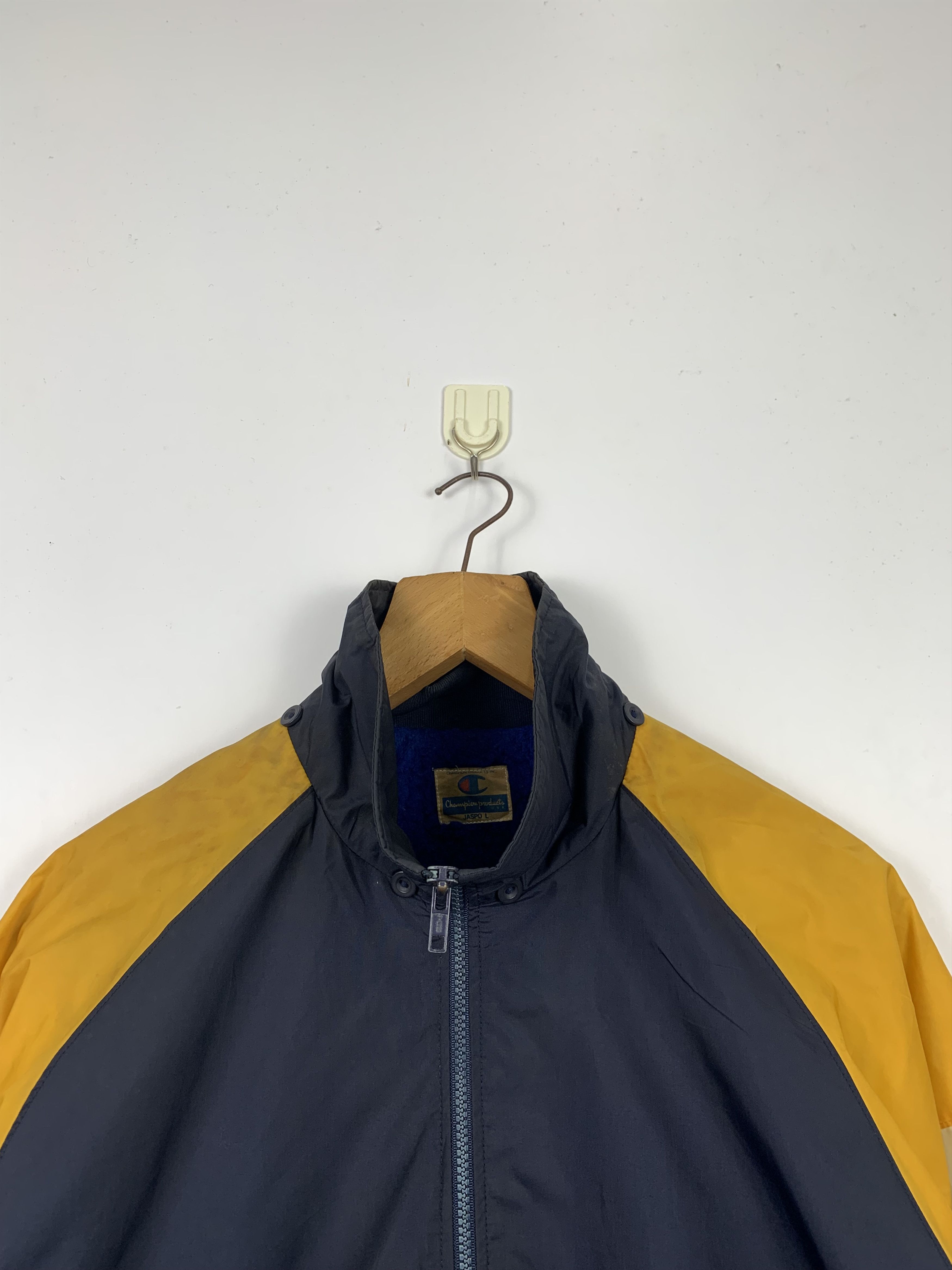Champion Vintage CHAMPION Product Jackets Blue Fleece Lining J0310 Size US M / EU 48-50 / 2 - 2 Thumbnail