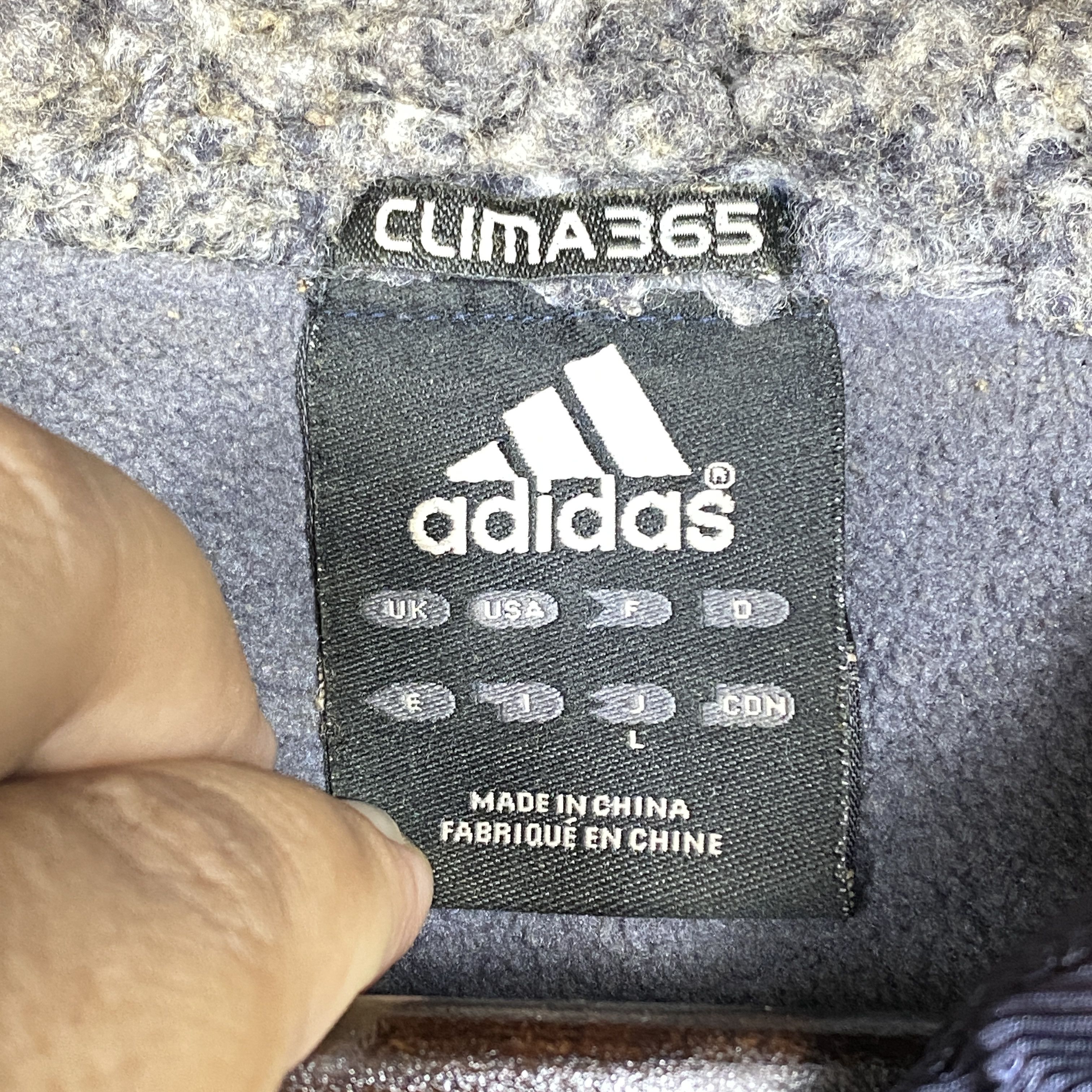 Adidas Vintage Adidas Big Logo Fleec Lining Parkas J0175 Size US M / EU 48-50 / 2 - 6 Thumbnail
