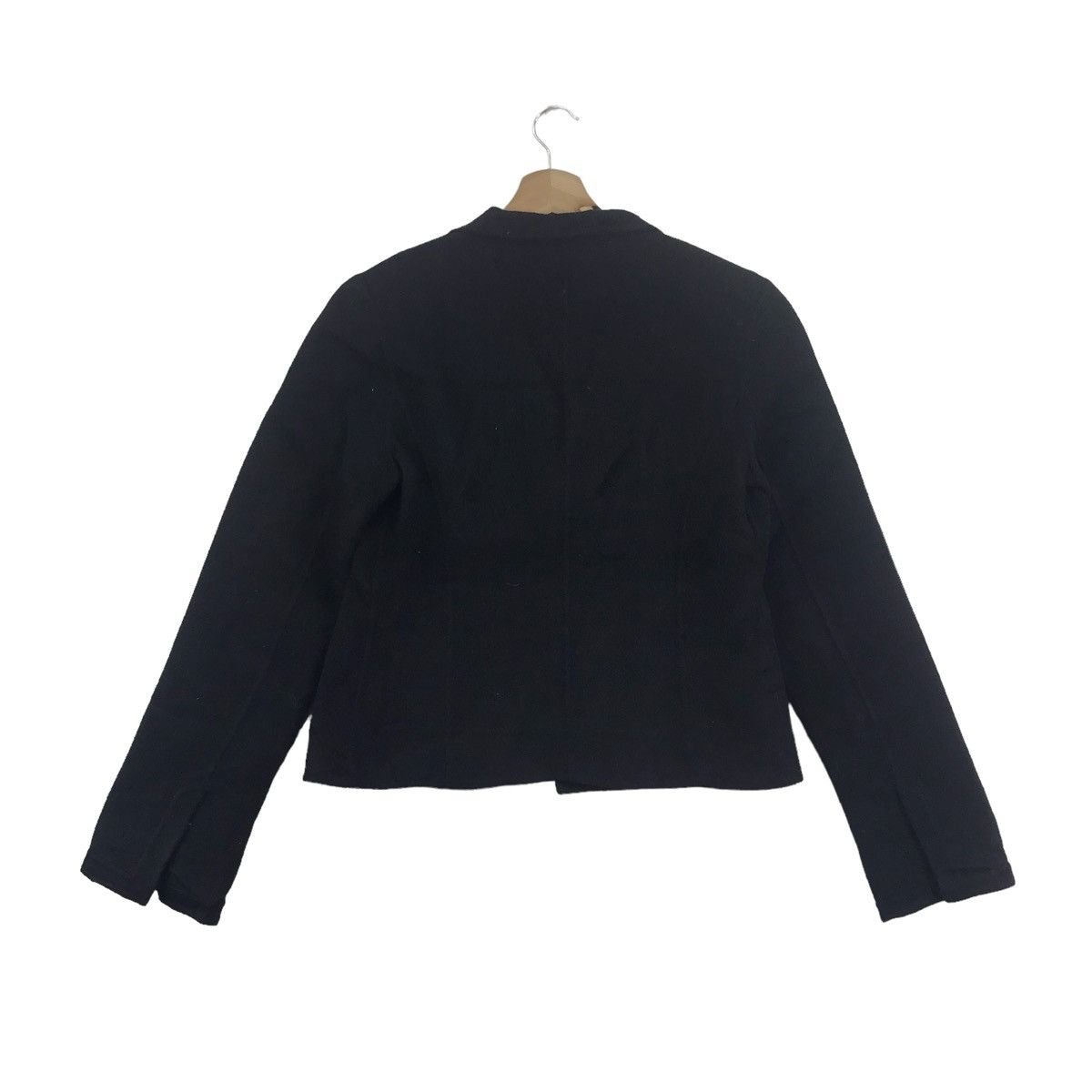 DKNY DONNA KARAN New York DKNY Wool Plain Black Blazer CoatJacket Size XS / US 0-2 / IT 36-38 - 9 Thumbnail