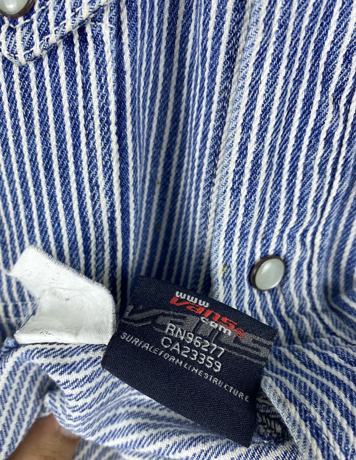Vans Vintage Vans California Hickory Stripes Button Up Shirts Size US M / EU 48-50 / 2 - 6 Thumbnail