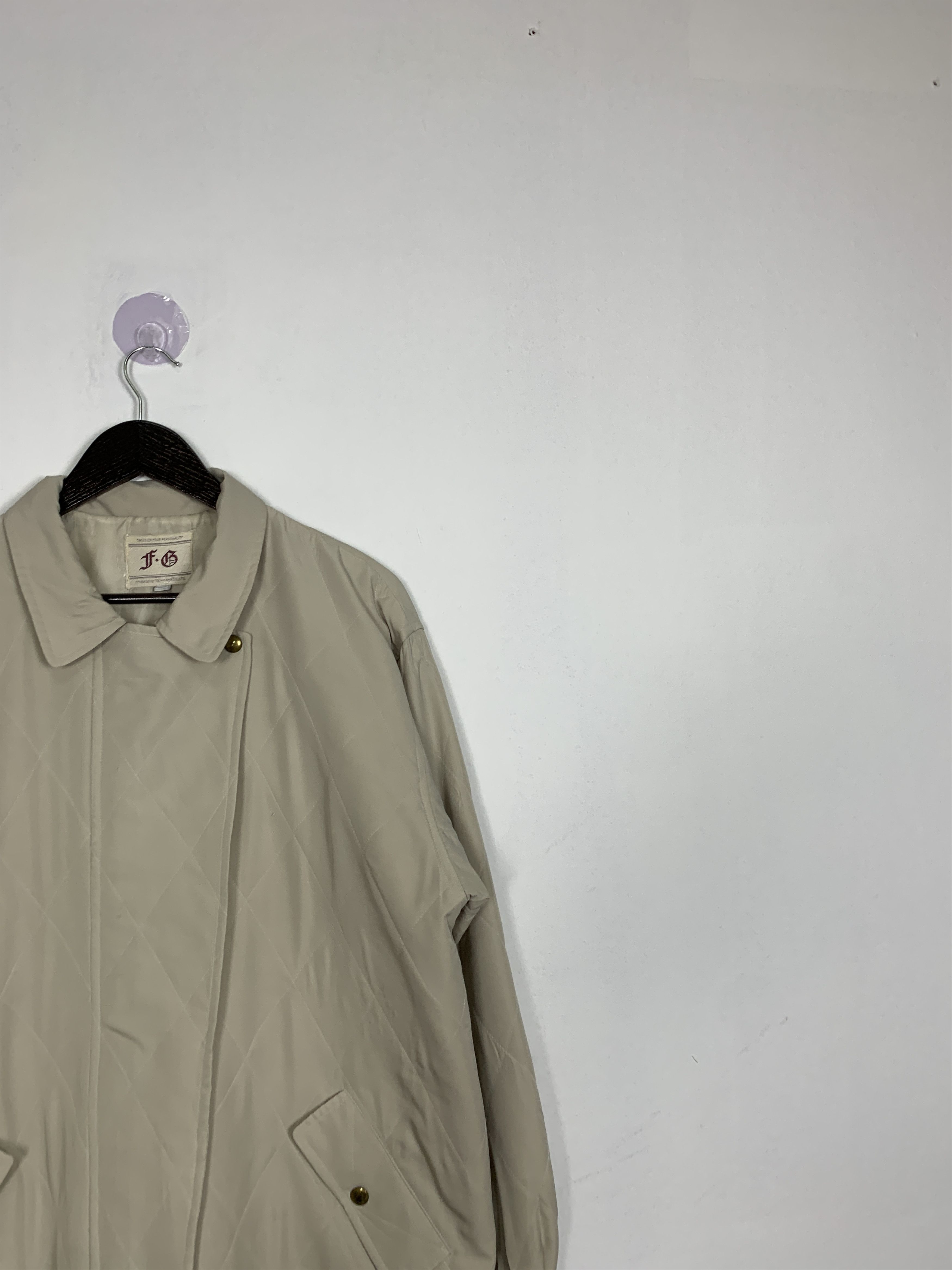 Japanese Brand Vintage JAPANESE BRAND F6 Quilted Zip Up Parkas J0885 Size M / US 6-8 / IT 42-44 - 3 Thumbnail