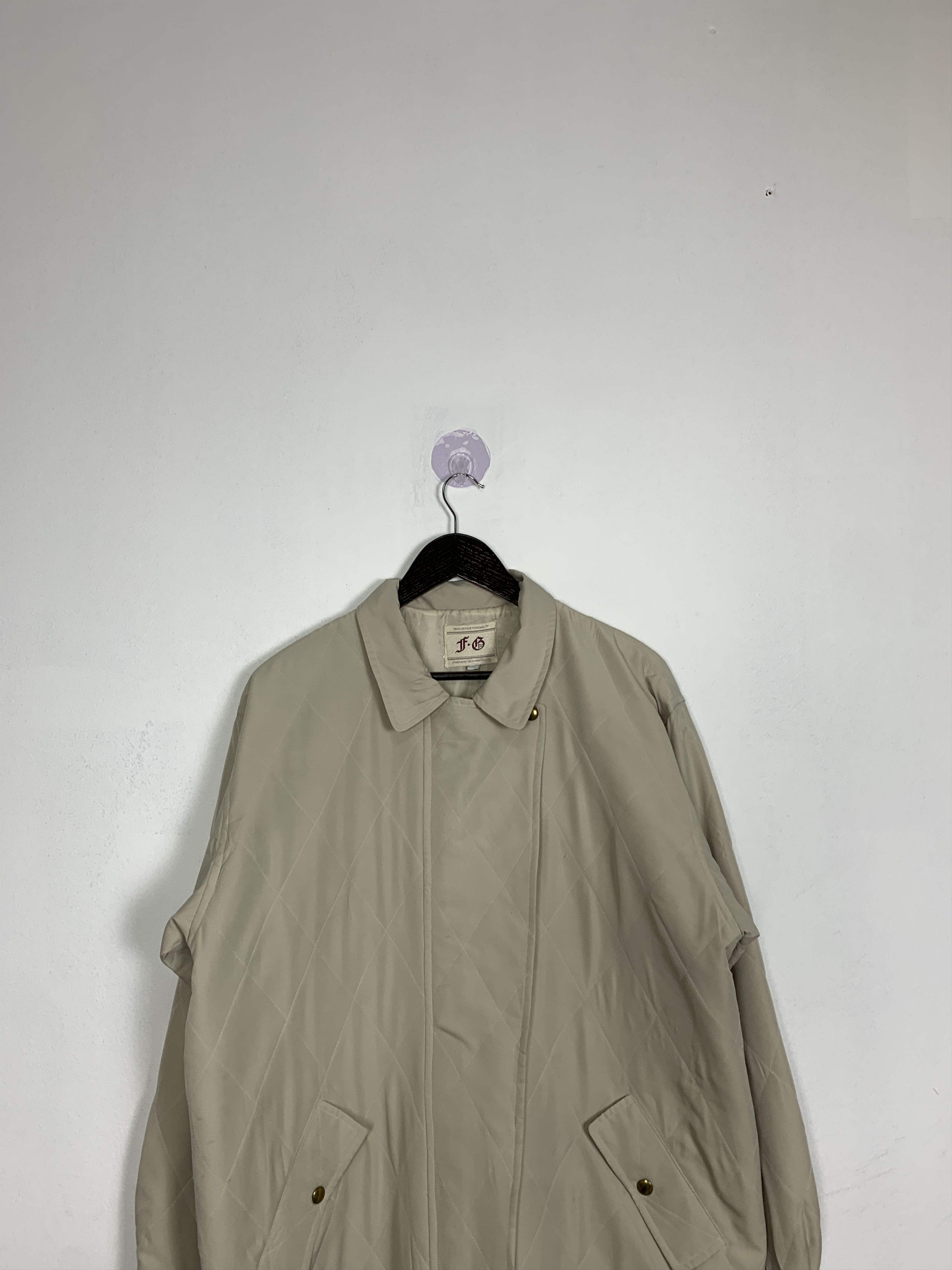 Japanese Brand Vintage JAPANESE BRAND F6 Quilted Zip Up Parkas J0885 Size M / US 6-8 / IT 42-44 - 2 Thumbnail