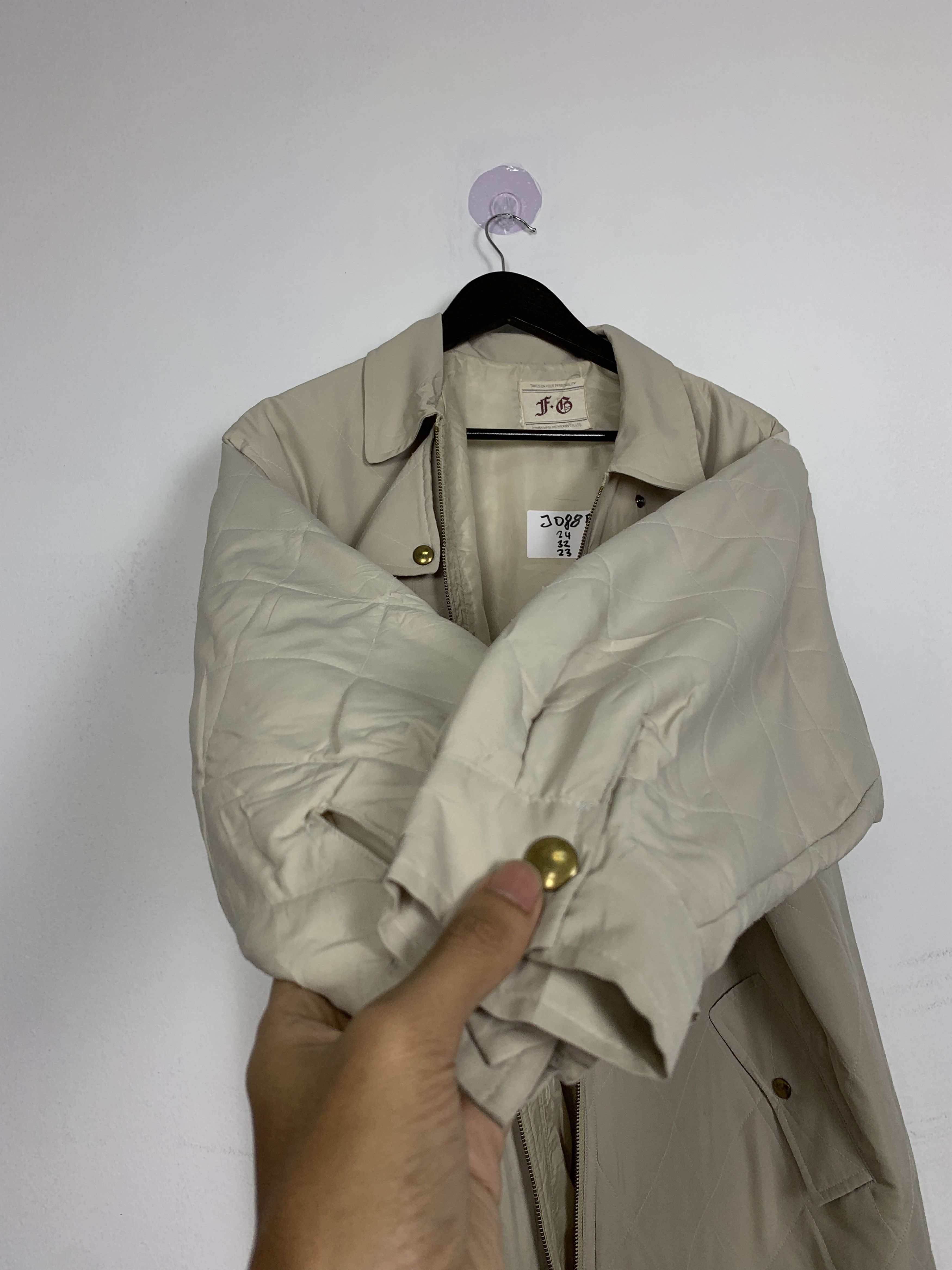 Japanese Brand Vintage JAPANESE BRAND F6 Quilted Zip Up Parkas J0885 Size M / US 6-8 / IT 42-44 - 7 Thumbnail