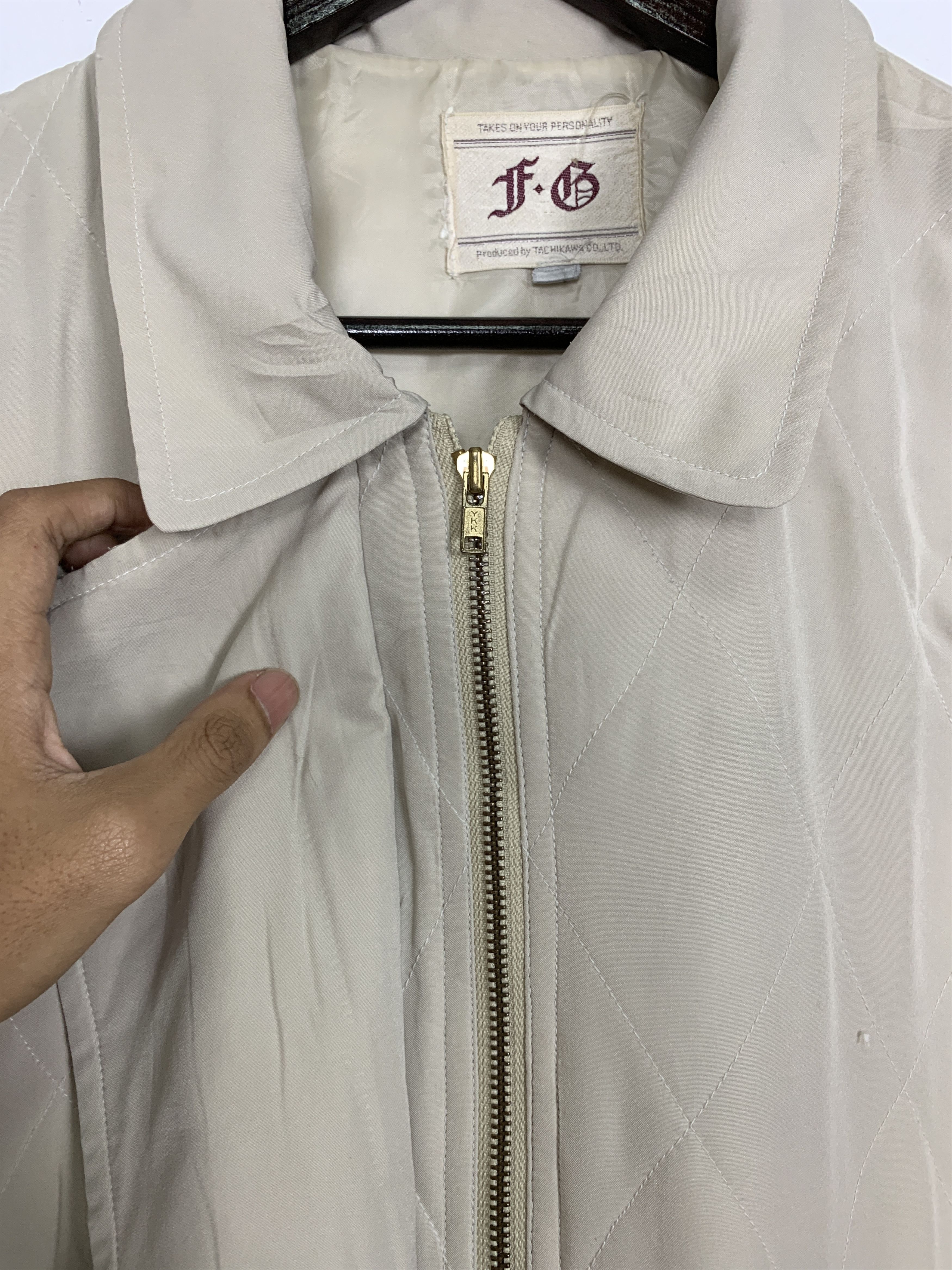 Japanese Brand Vintage JAPANESE BRAND F6 Quilted Zip Up Parkas J0885 Size M / US 6-8 / IT 42-44 - 6 Thumbnail
