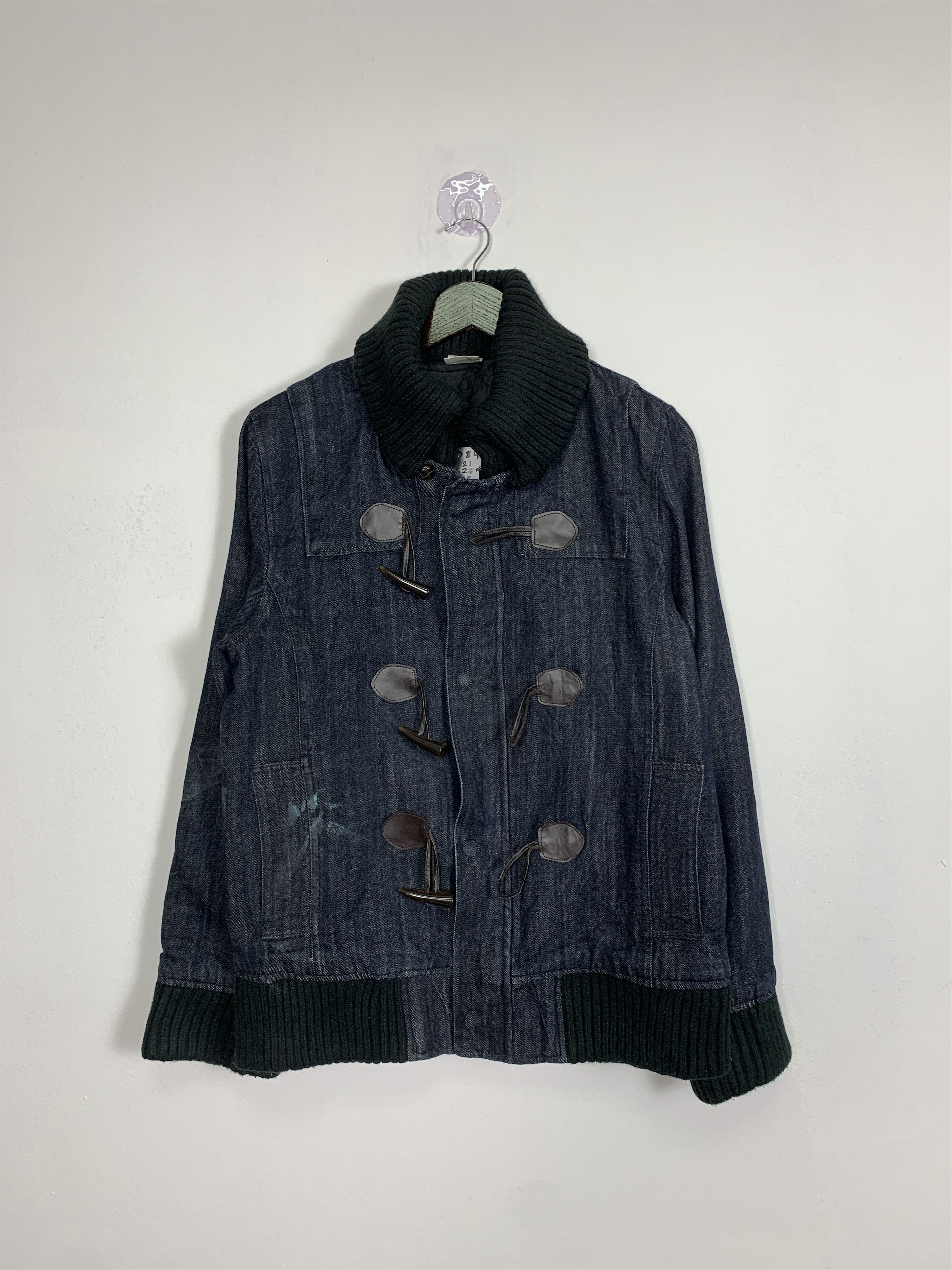Japanese Brand Vintage JAPANESE BRAND Denim Rare Design Jacket J0842 Size US M / EU 48-50 / 2 - 1 Thumbnail