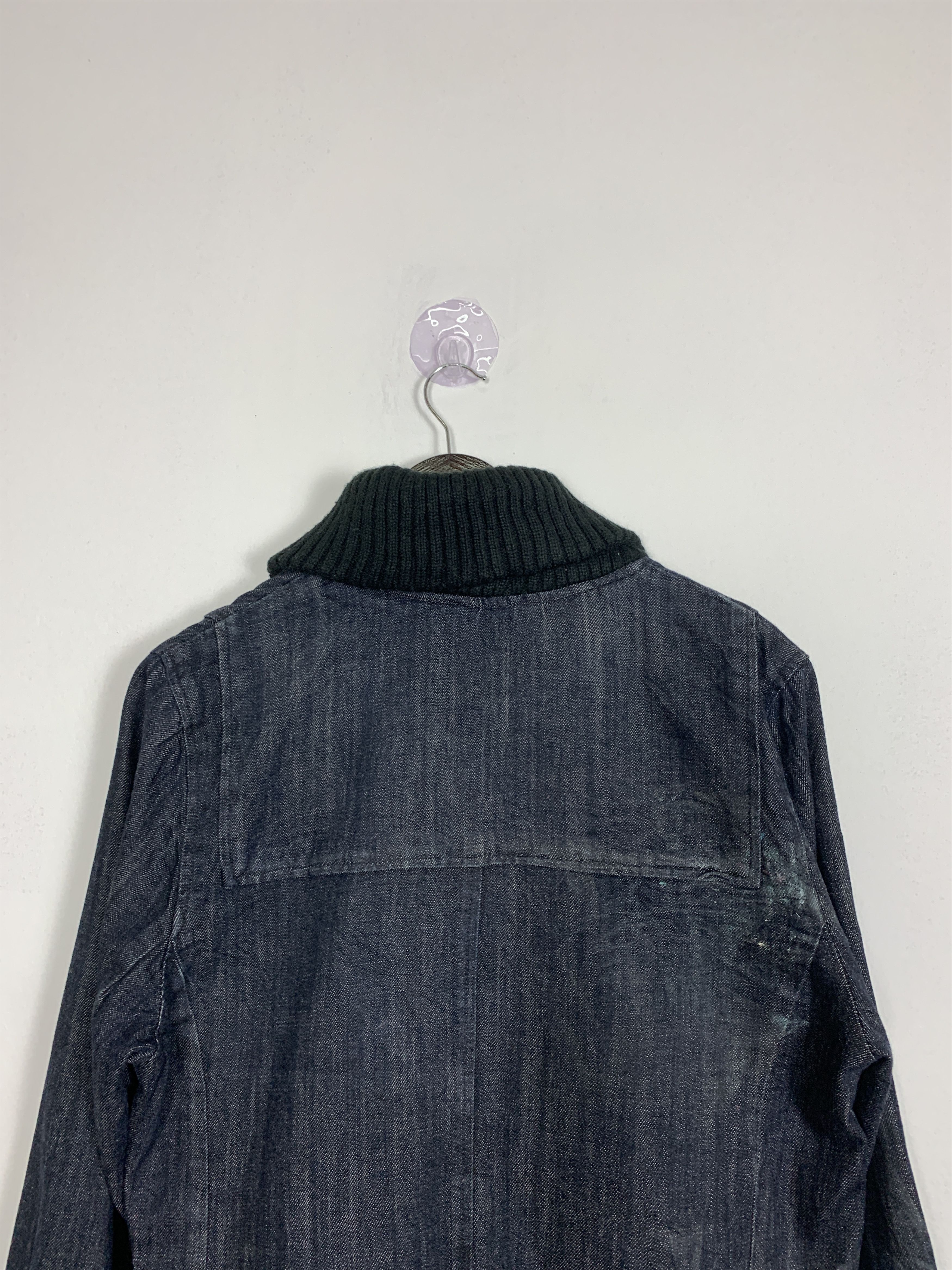 Japanese Brand Vintage JAPANESE BRAND Denim Rare Design Jacket J0842 Size US M / EU 48-50 / 2 - 7 Thumbnail