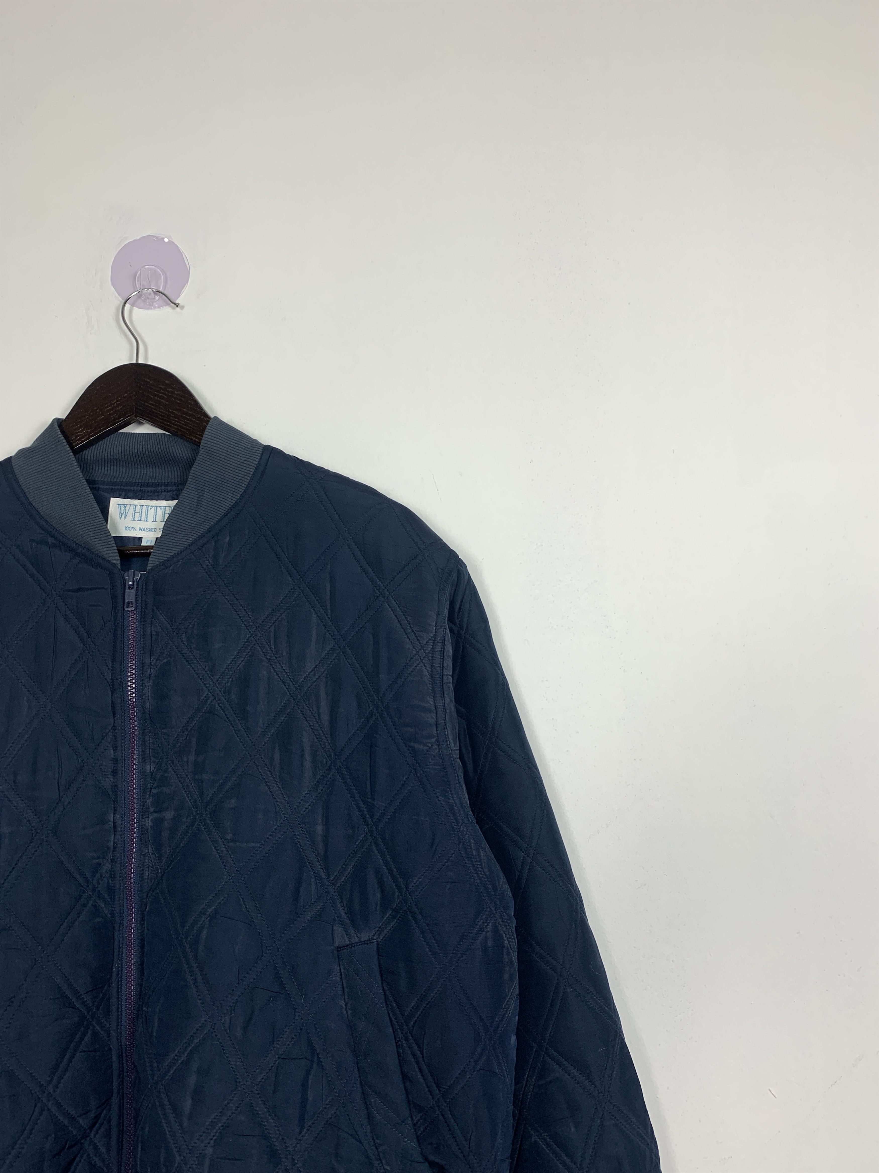 Japanese Brand Vintage WHITBY Quilted Bombers Jacket J0858 Size US M / EU 48-50 / 2 - 4 Thumbnail