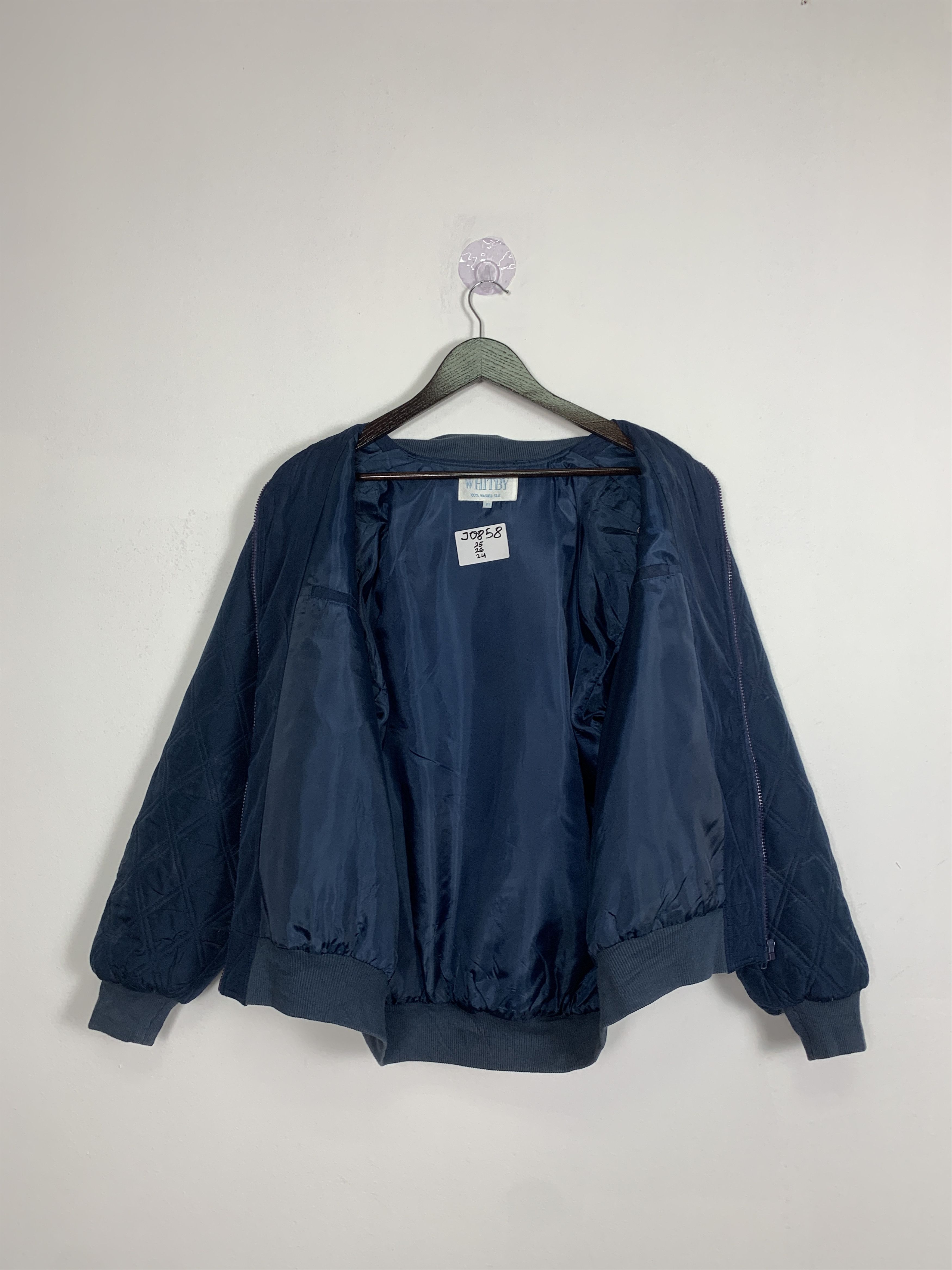 Japanese Brand Vintage WHITBY Quilted Bombers Jacket J0858 Size US M / EU 48-50 / 2 - 7 Thumbnail