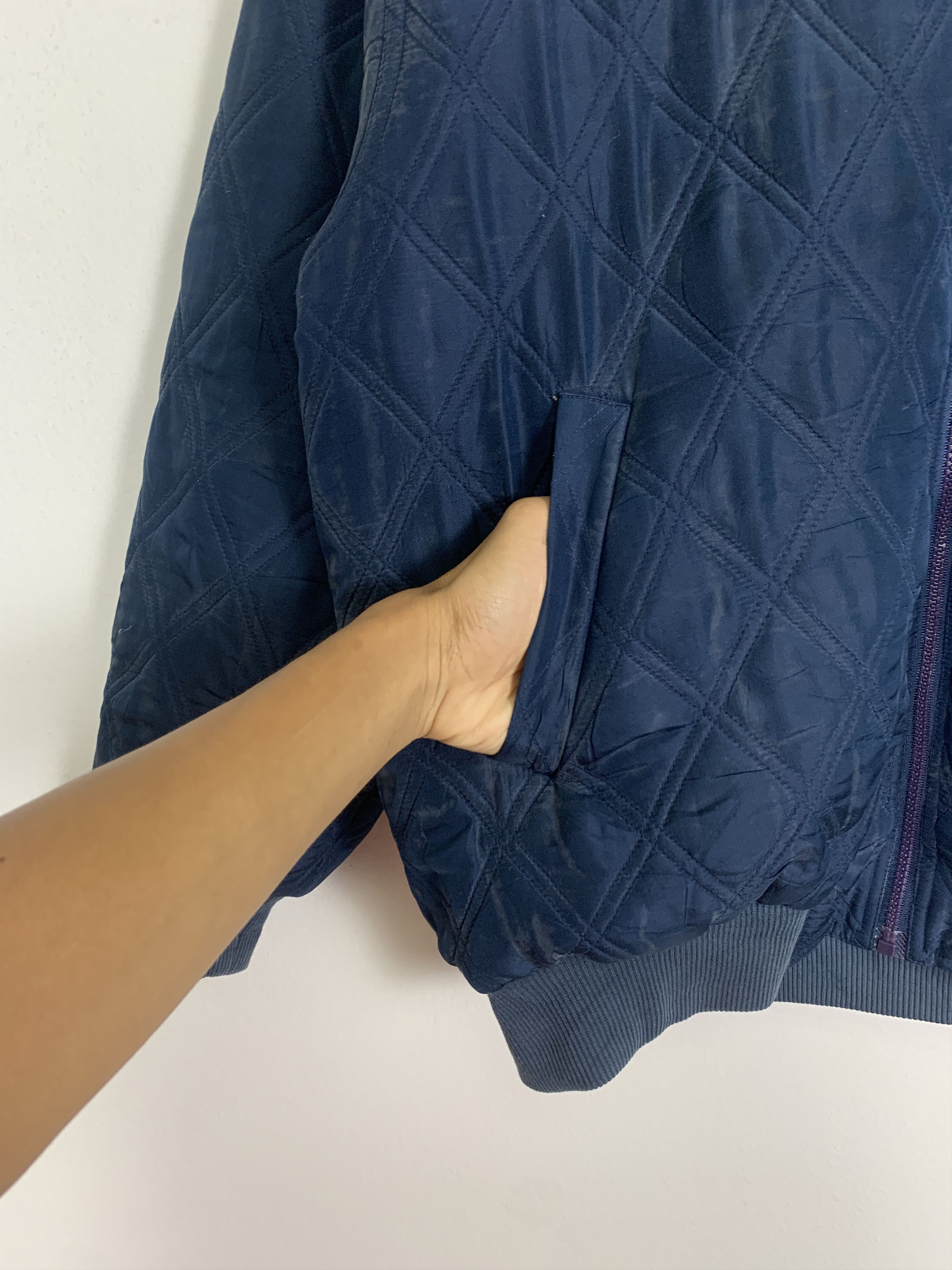 Japanese Brand Vintage WHITBY Quilted Bombers Jacket J0858 Size US M / EU 48-50 / 2 - 8 Thumbnail