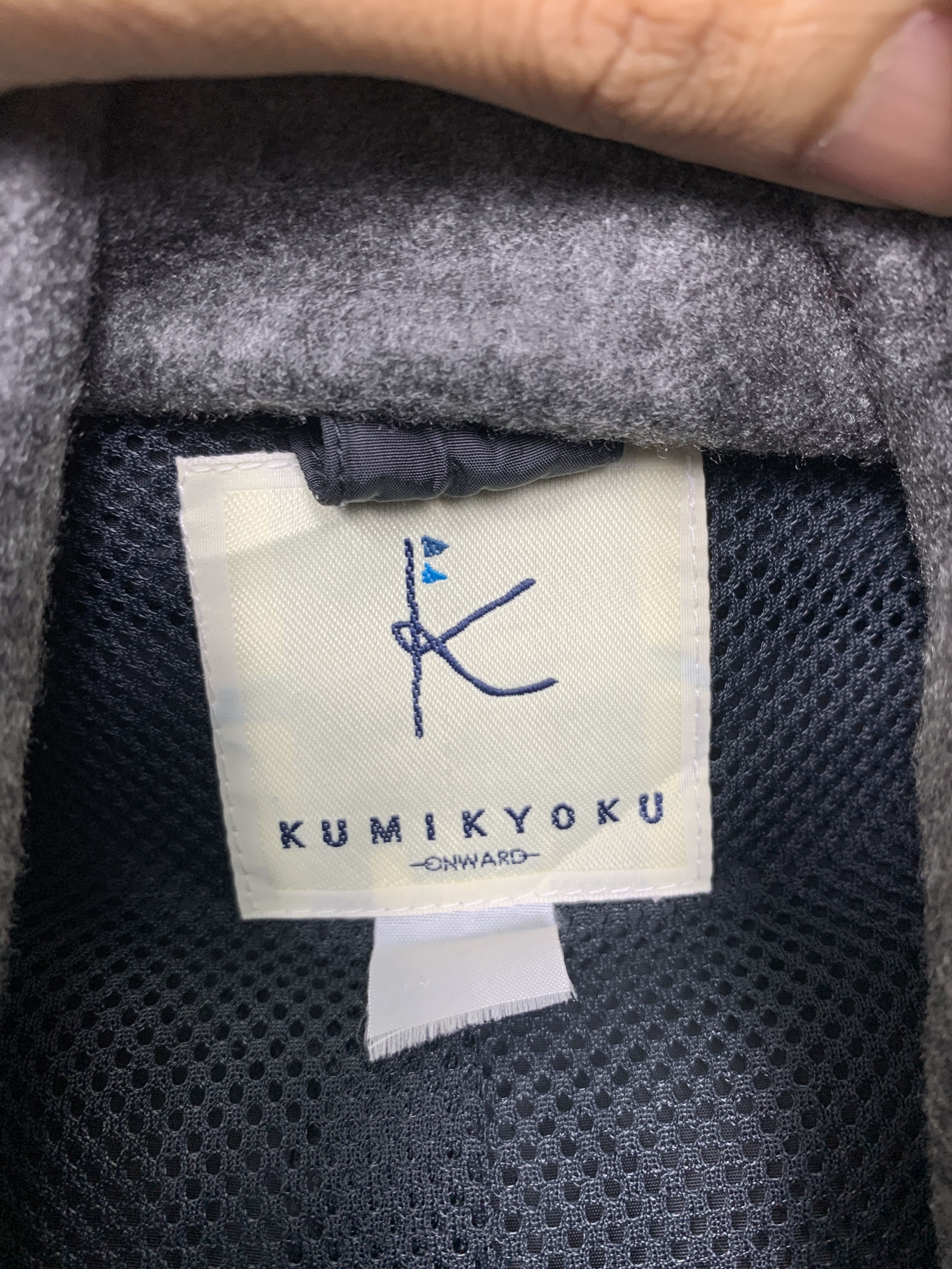 Japanese Brand Vintage KUMIKYOKU Zip Up Hoodie Parkas Jacket J0989 Size US S / EU 44-46 / 1 - 10 Thumbnail