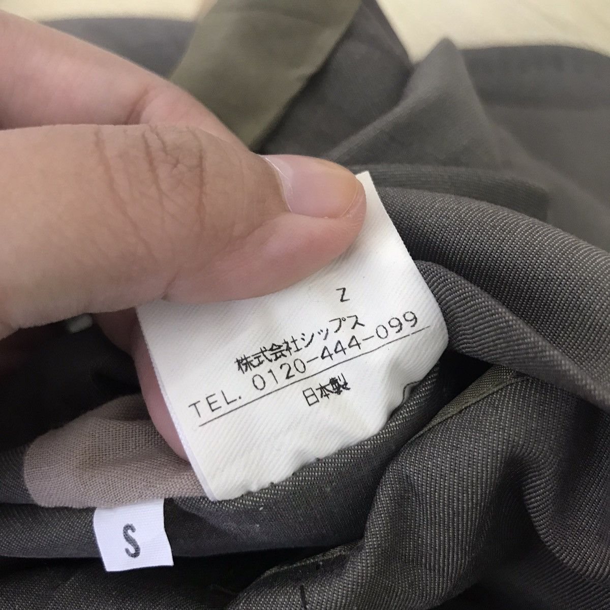 Japanese Brand Vintage SHIPS Japanese Brand Plain Grey Blazer Coat Jacket Size S / US 4 / IT 40 - 7 Thumbnail