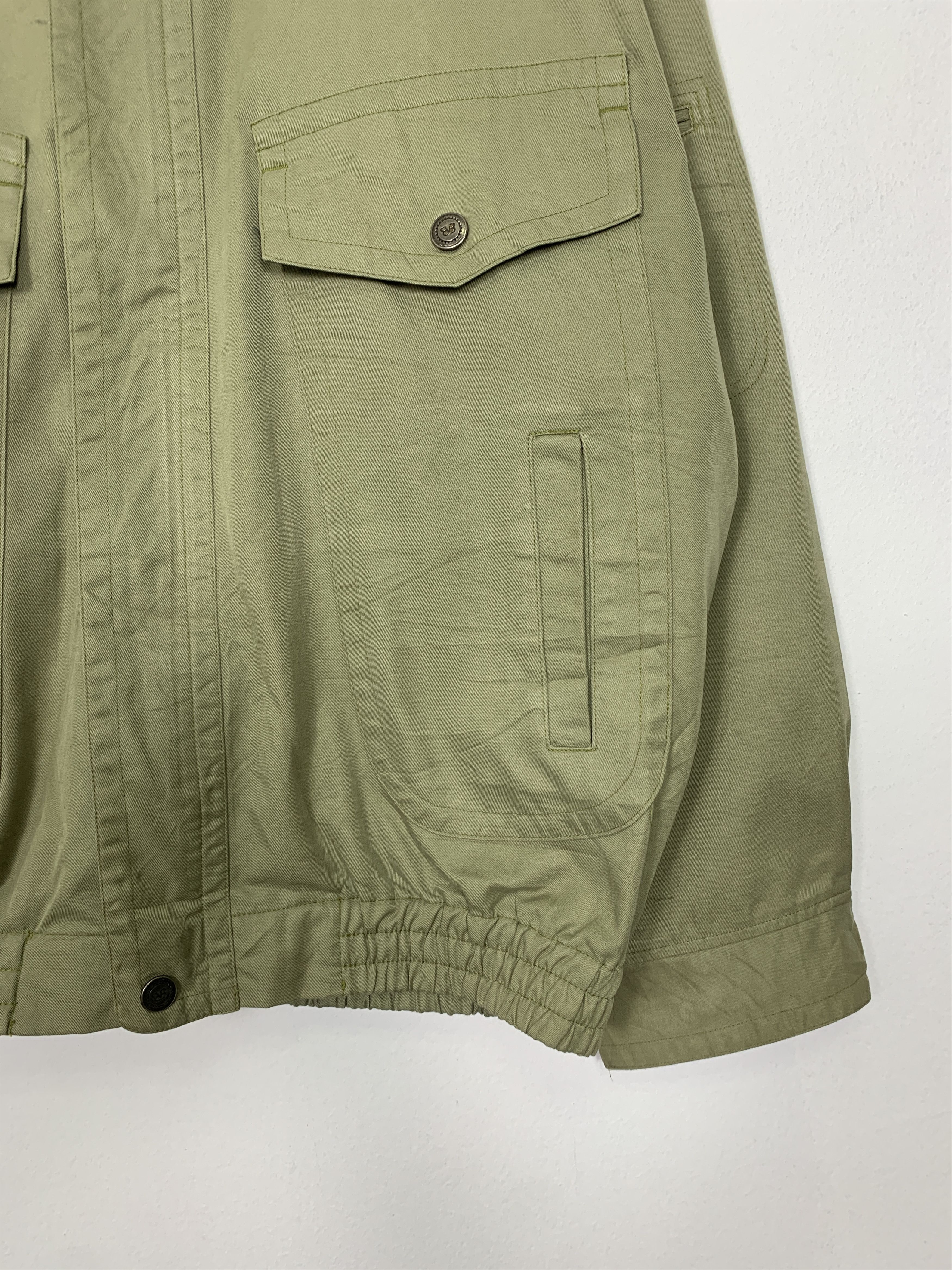 Japanese Brand Vintage BRUNO BRUNI Cotton Zip Up Jacket J1077 Size US L / EU 52-54 / 3 - 4 Thumbnail