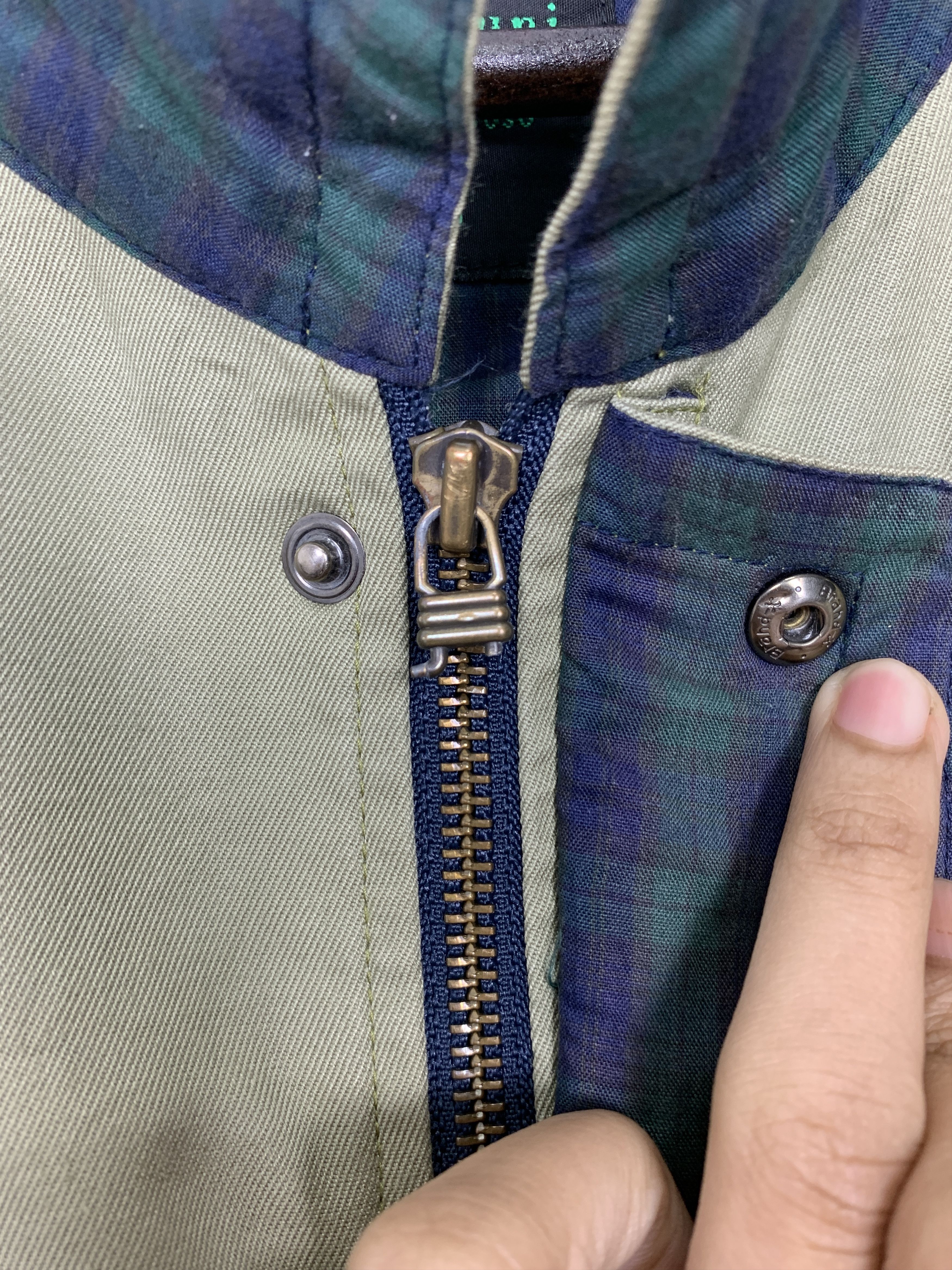 Japanese Brand Vintage BRUNO BRUNI Cotton Zip Up Jacket J1077 Size US L / EU 52-54 / 3 - 9 Thumbnail
