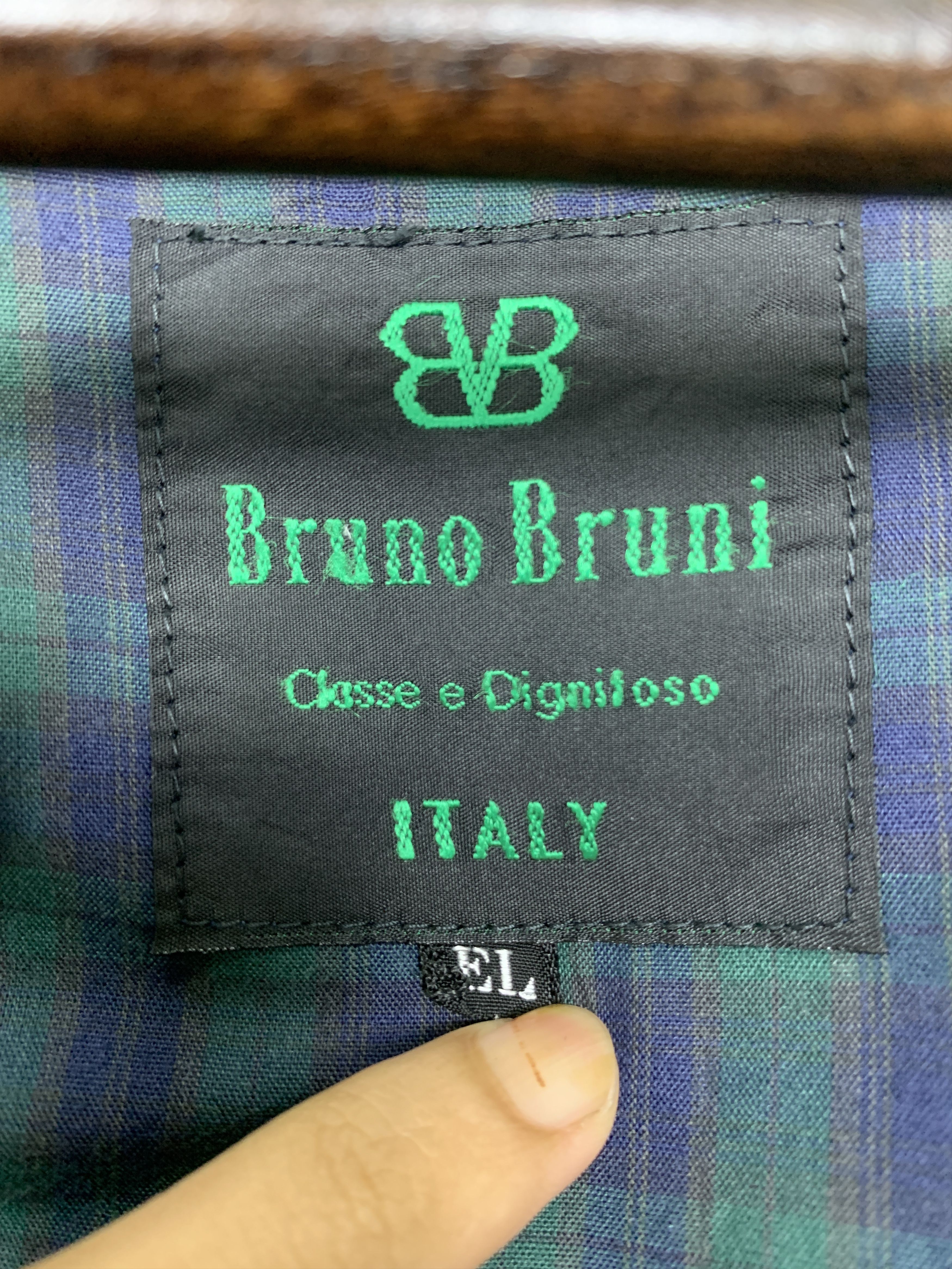 Japanese Brand Vintage BRUNO BRUNI Cotton Zip Up Jacket J1077 Size US L / EU 52-54 / 3 - 11 Thumbnail