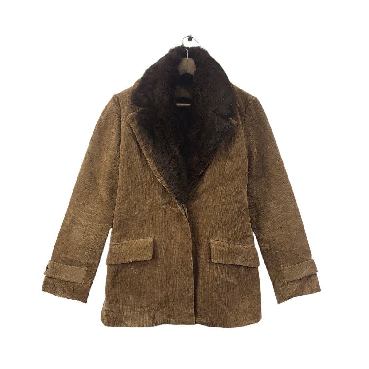 Japanese Brand JAPANESE BRAND Brown Fur Winter Brown Coat Size S / US 4 / IT 40 - 1 Thumbnail
