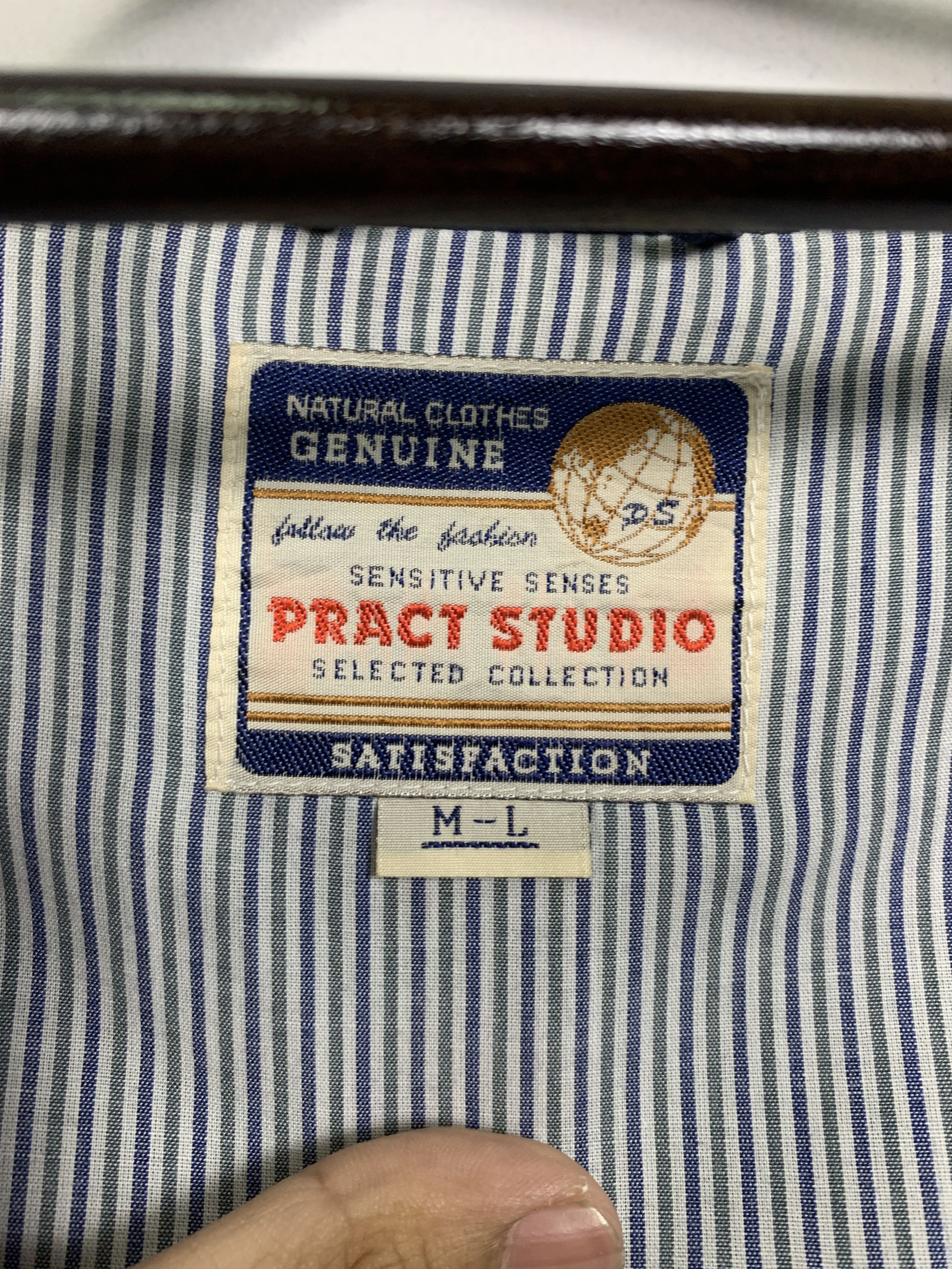 Japanese Brand Vintage PRACT STUDIO Zip Up Jacket J0863 Size US M / EU 48-50 / 2 - 13 Thumbnail
