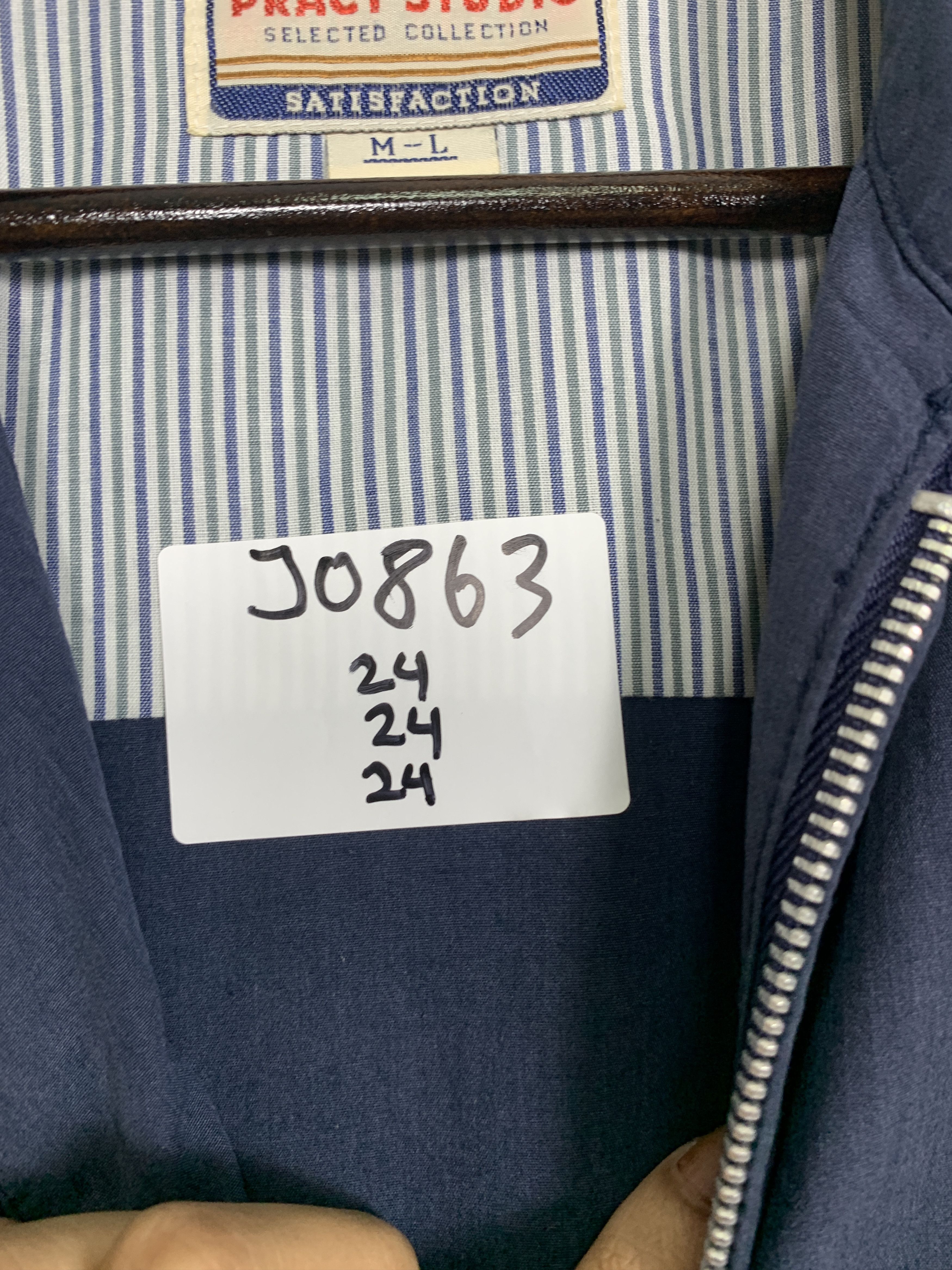 Japanese Brand Vintage PRACT STUDIO Zip Up Jacket J0863 Size US M / EU 48-50 / 2 - 16 Thumbnail