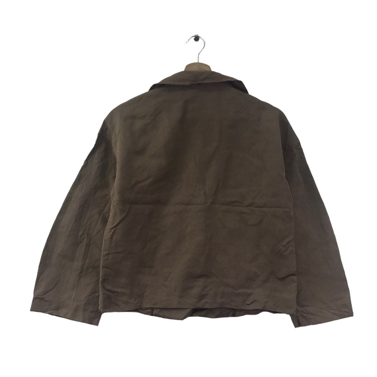 Giambattista Valli GIAMBATTISTA VALLI PARIS Italian Brand Plain Brown Blazer Size XS / US 0-2 / IT 36-38 - 9 Thumbnail
